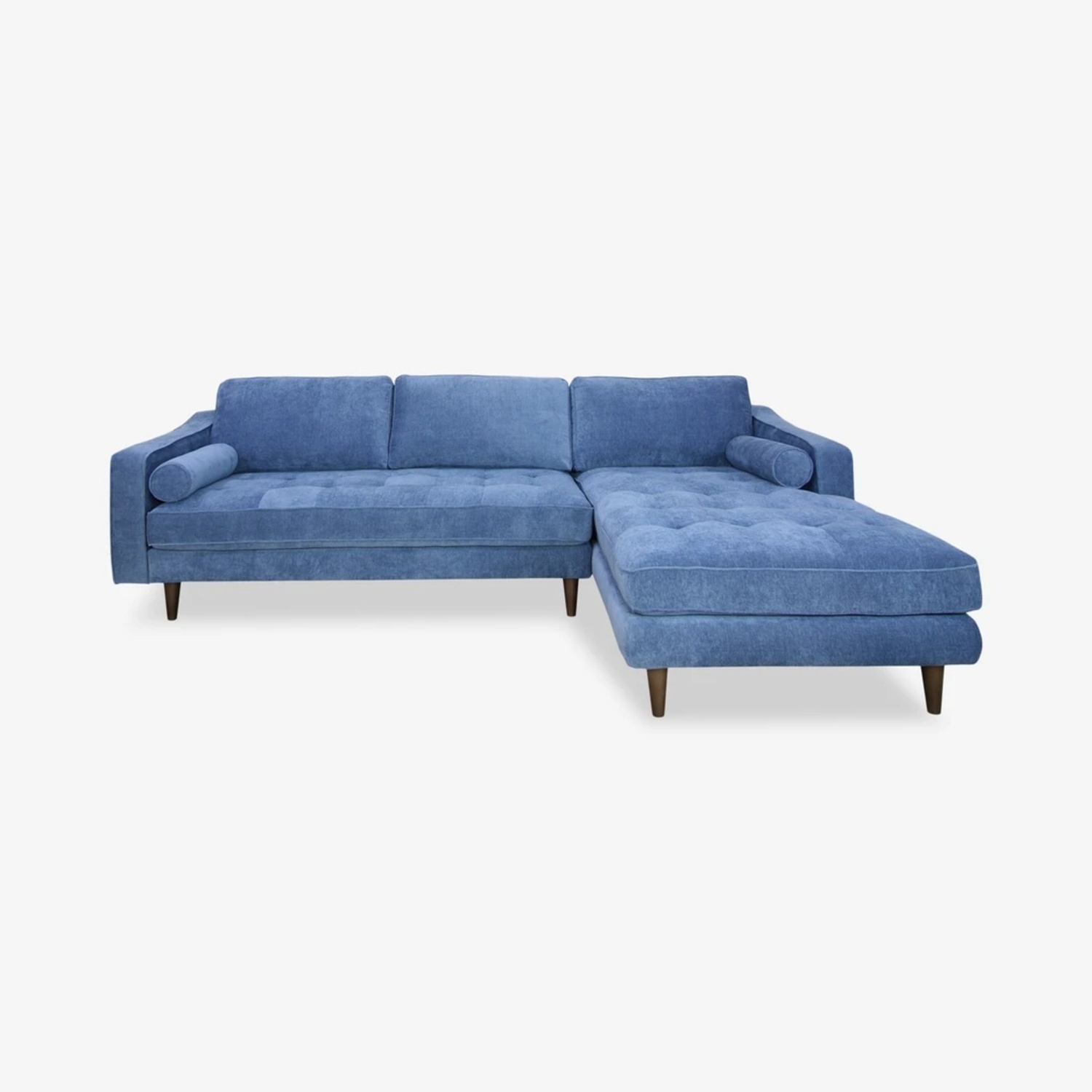 Martell Blue Sectional Sofa - image-5