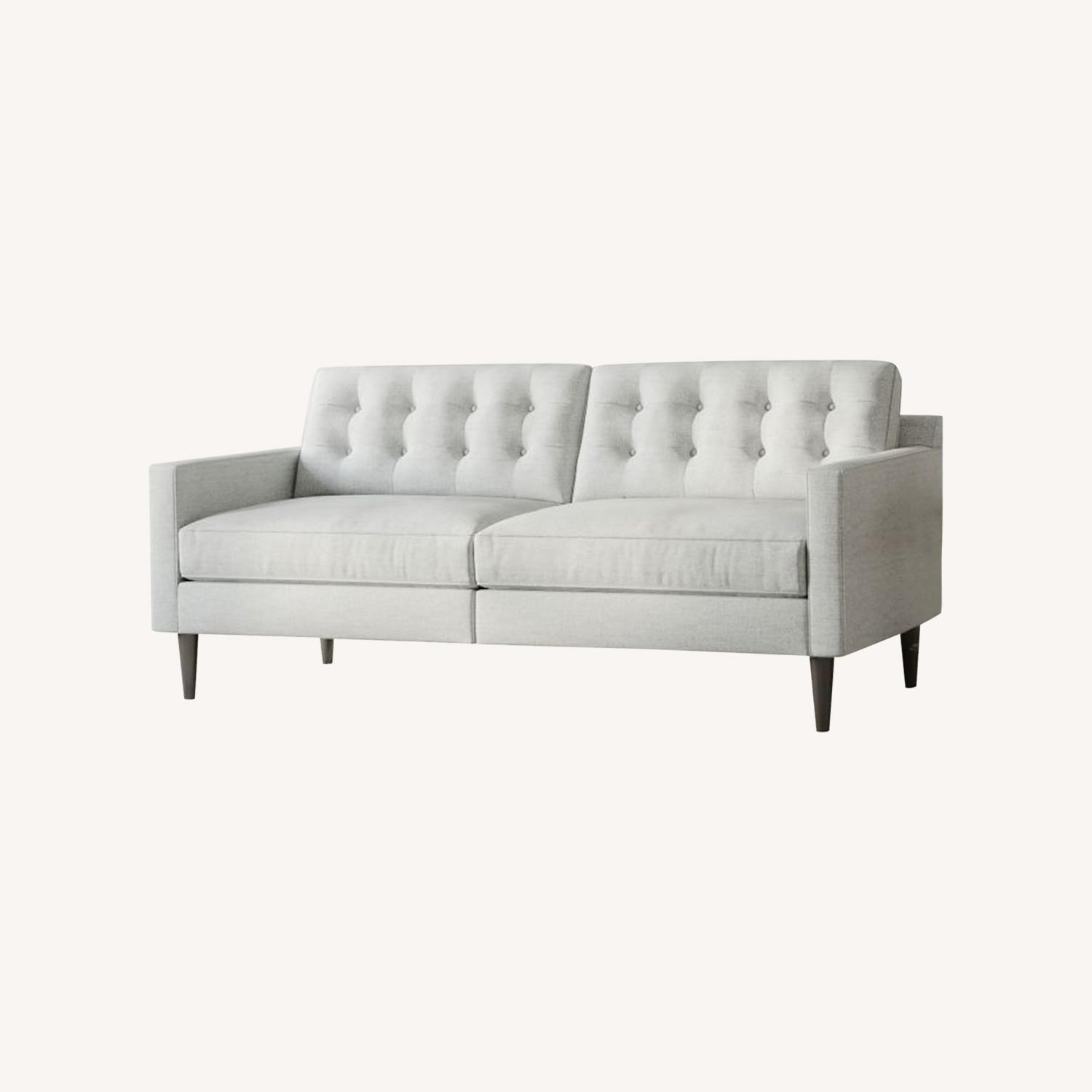 West Elm Gray Drake Sofa - image-0