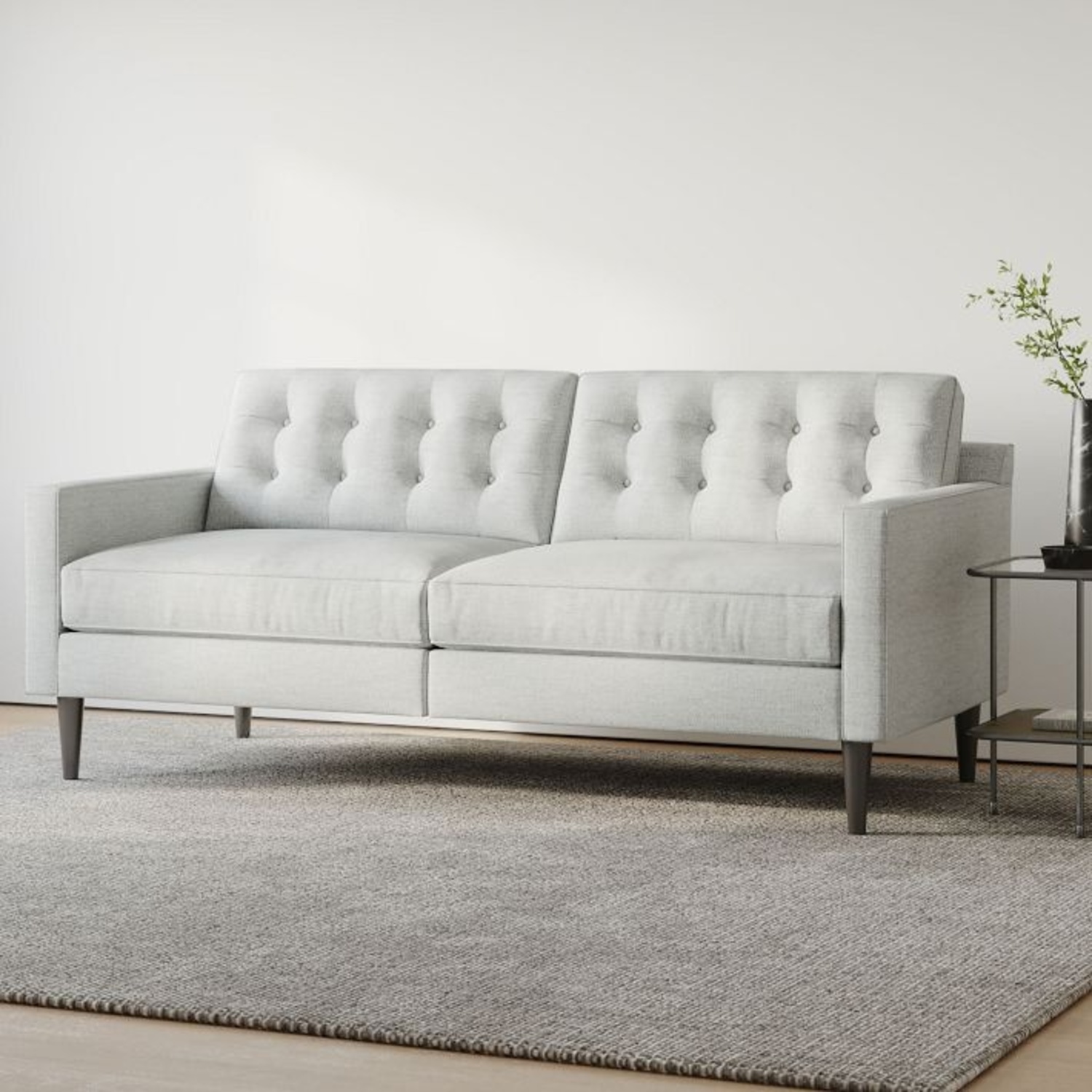 West Elm Gray Drake Sofa - image-4