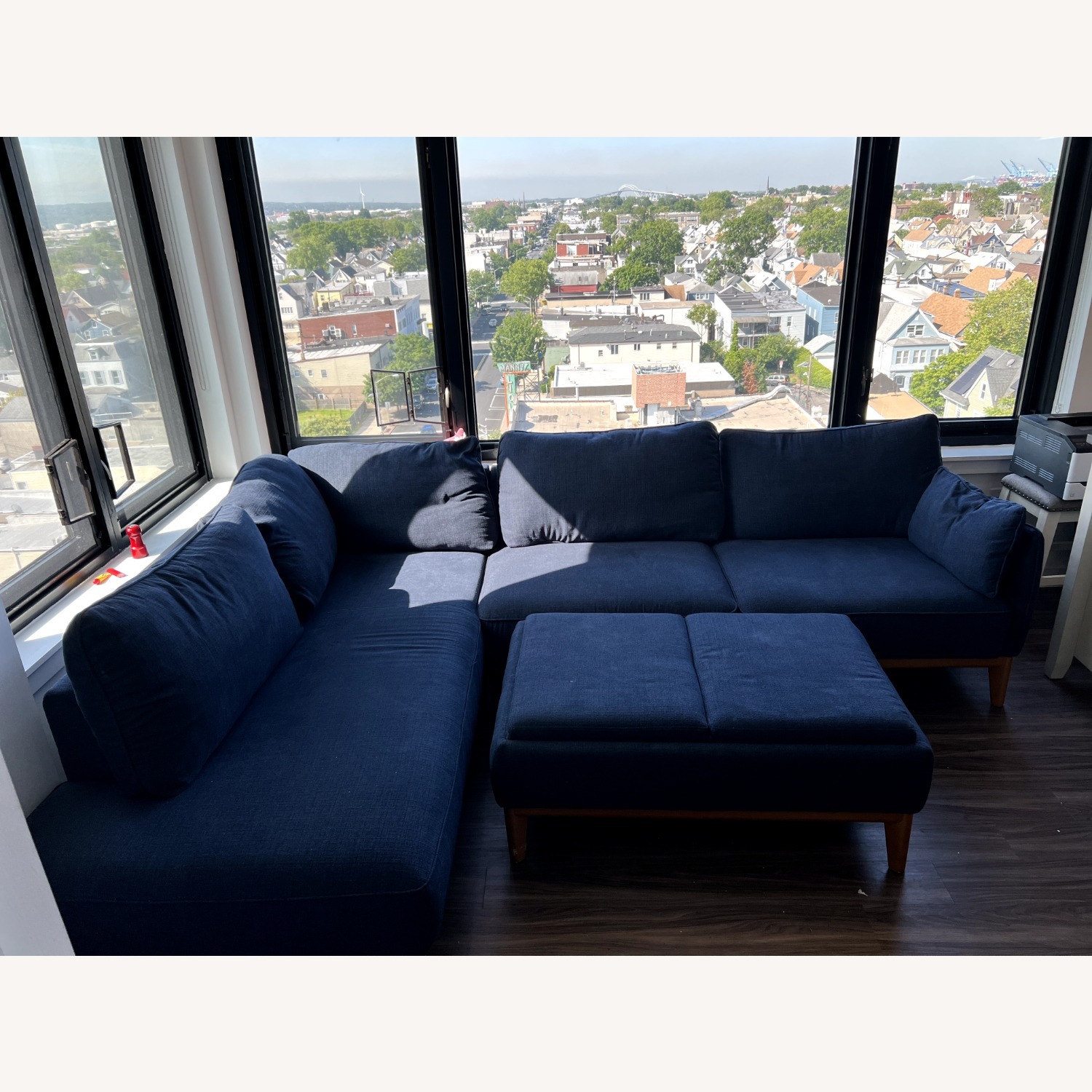 Jollene 2-piece Sectional with Ottoman - image-1