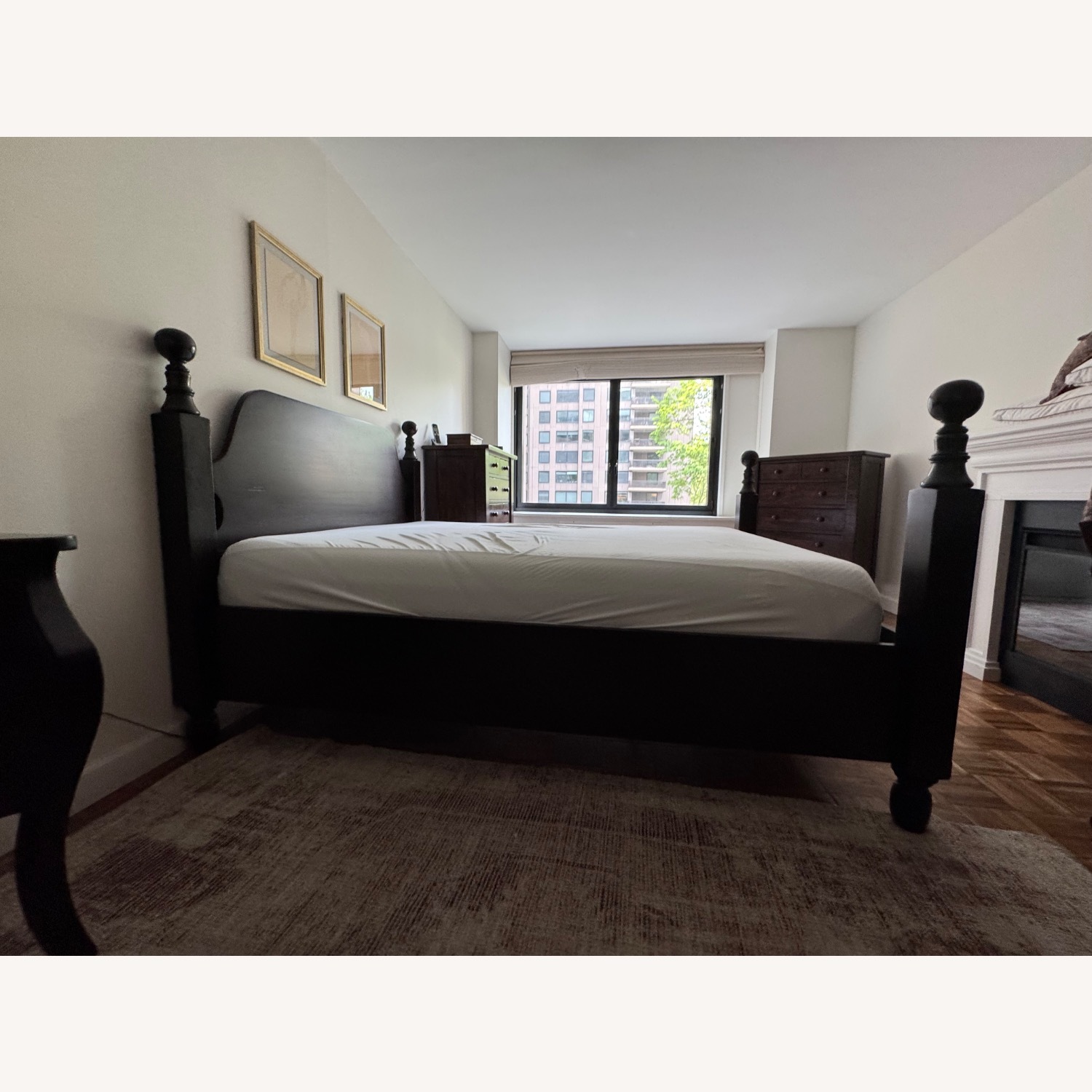 Pottery Barn Wood Queen Bed - image-2