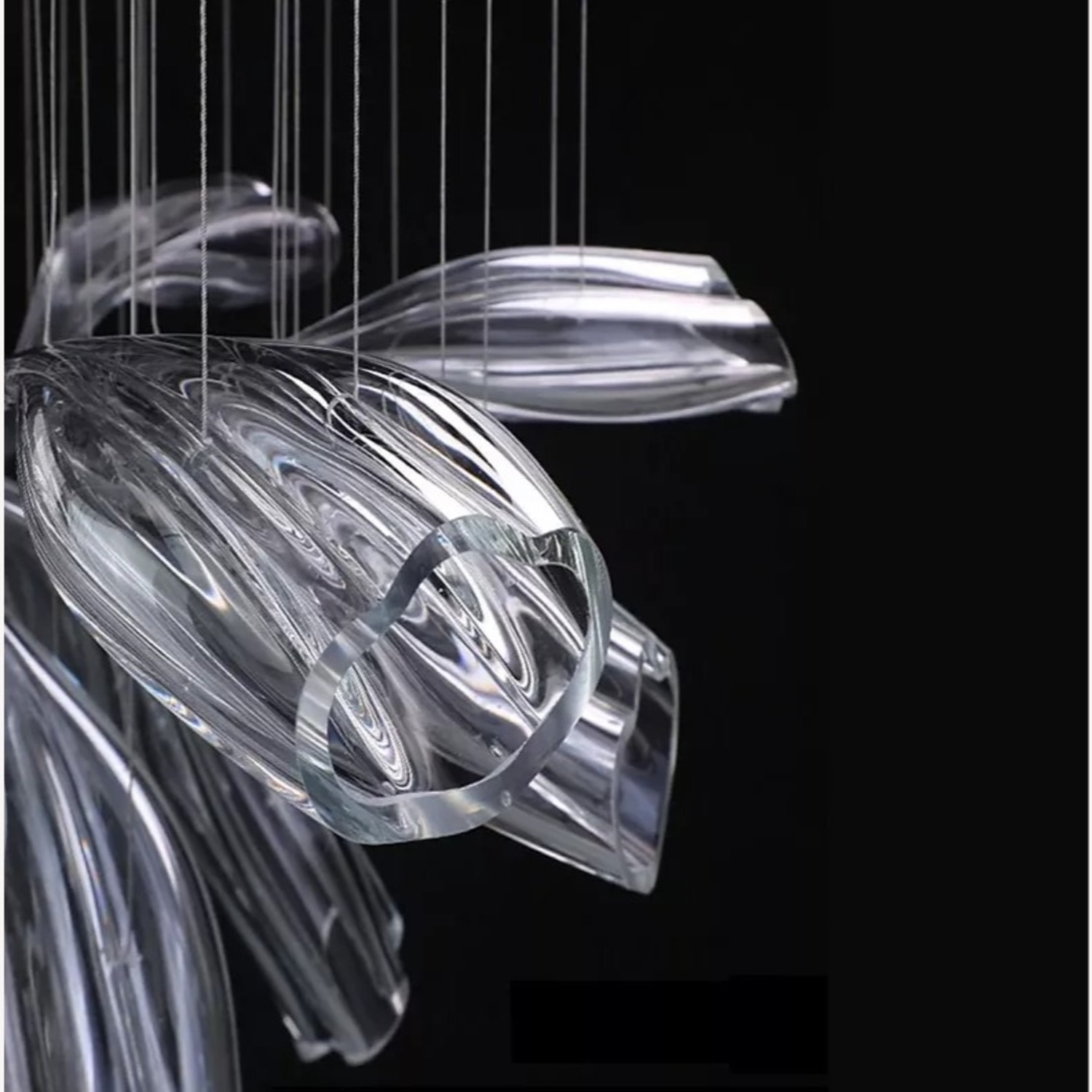 Golden & Silver Pendant Lights–Glass Chandeliers - image-2