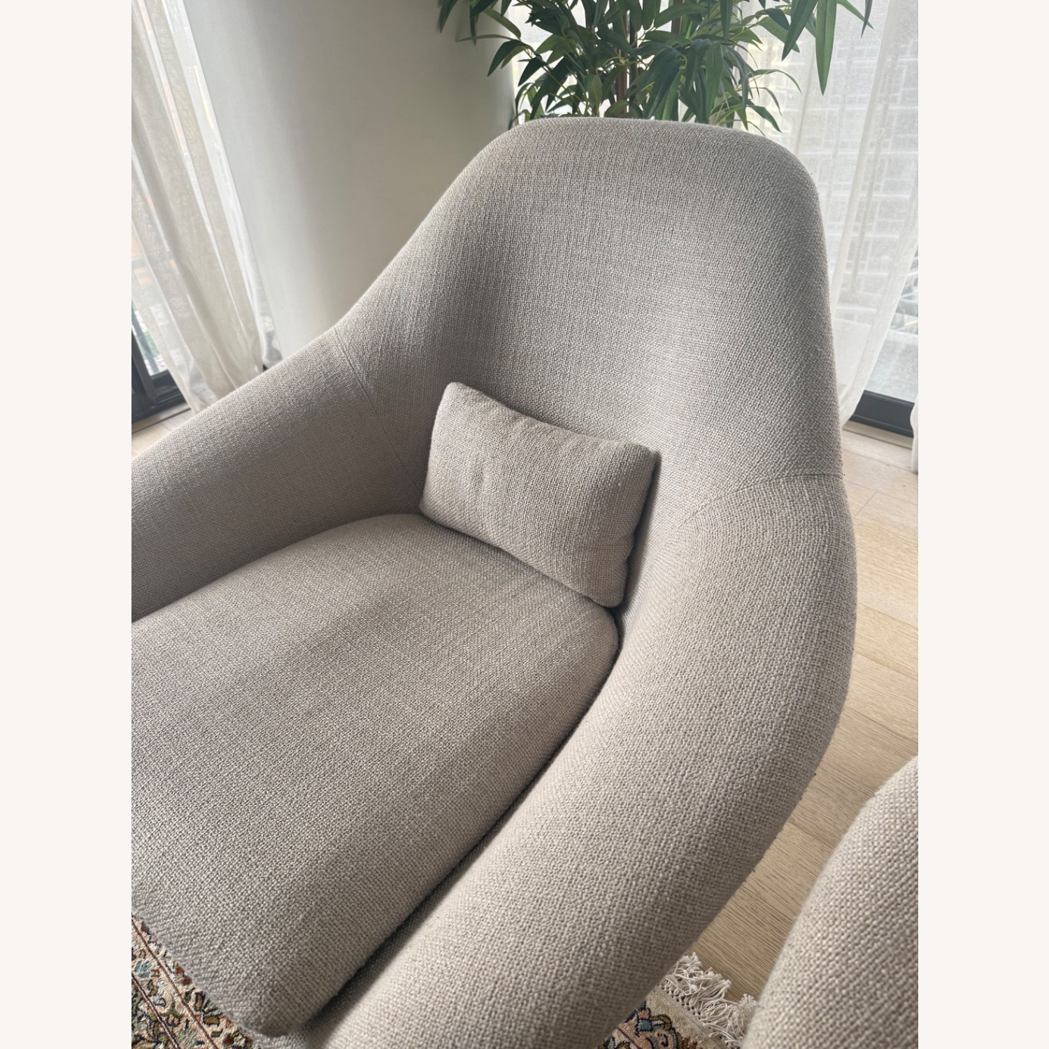 West Elm Accent Chairs in Grey - image-7