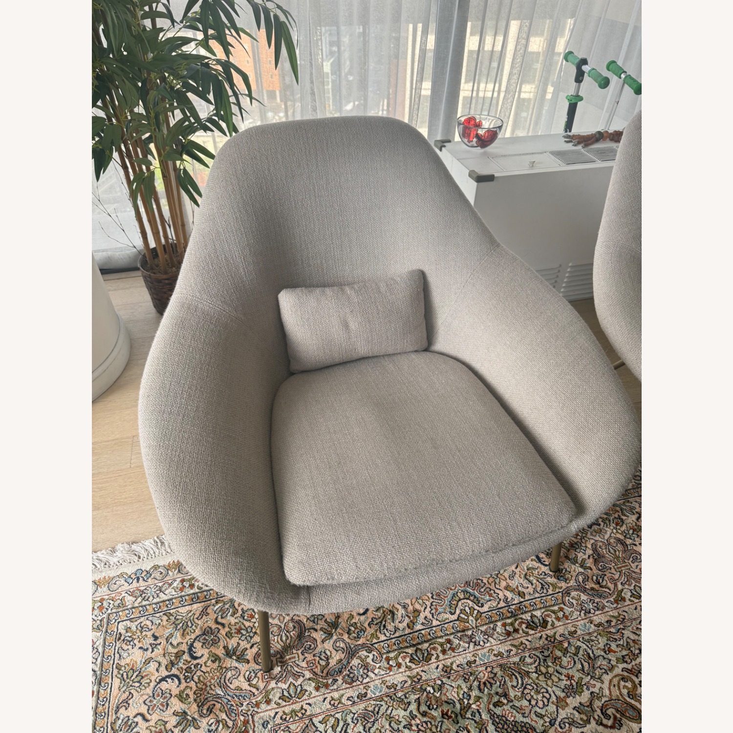 West Elm Accent Chairs in Grey - image-2