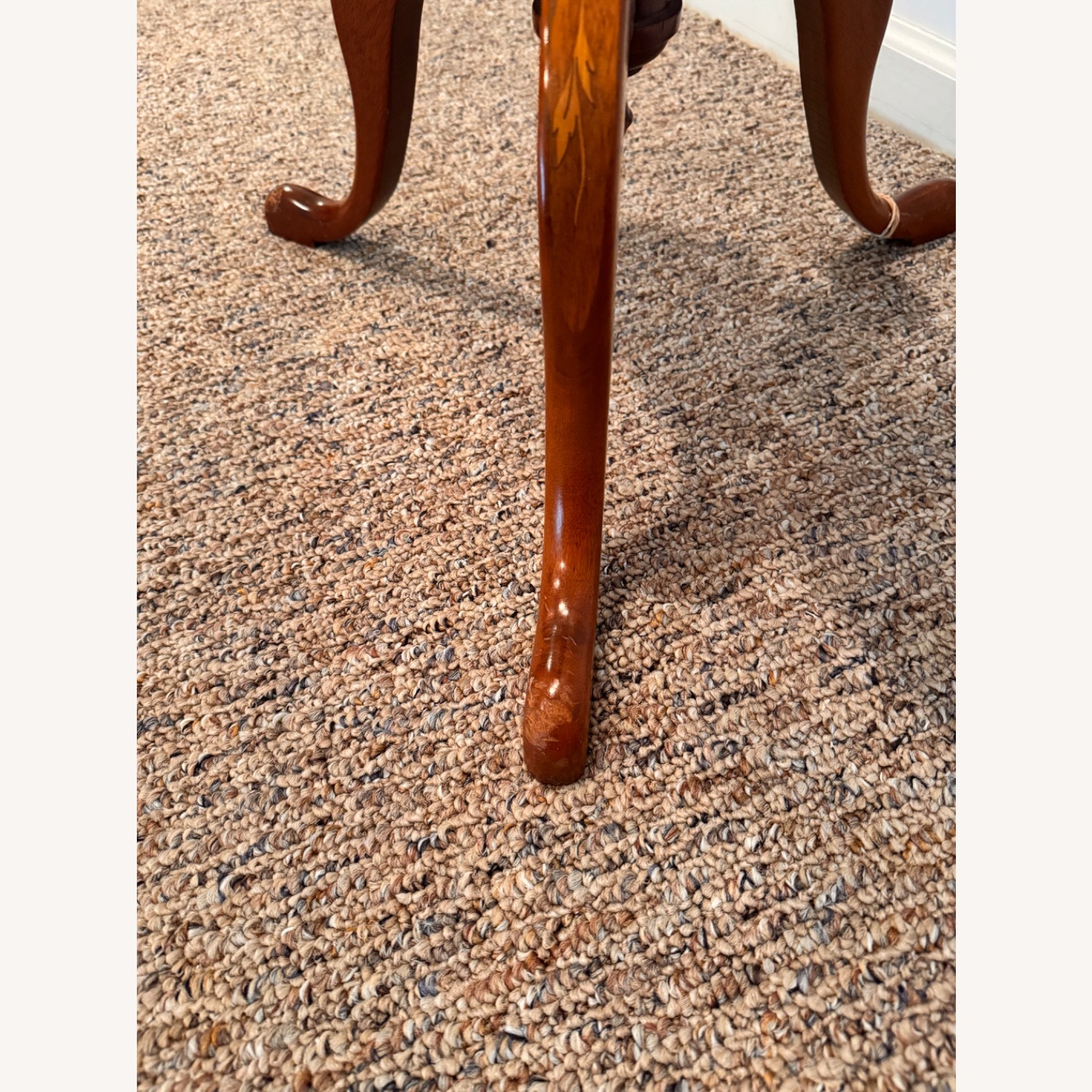 TILT-TOP Inlaid Wood Design Table - image-8