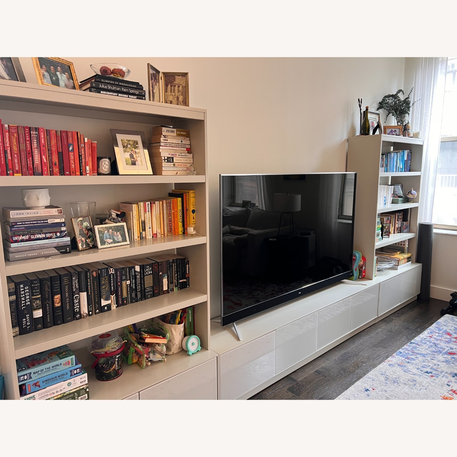 West Elm Emelia Media Console & Bookcase - image-4