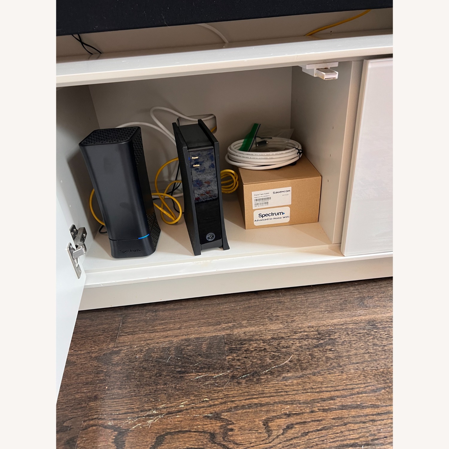 West Elm Emelia Media Console & Bookcase - image-6