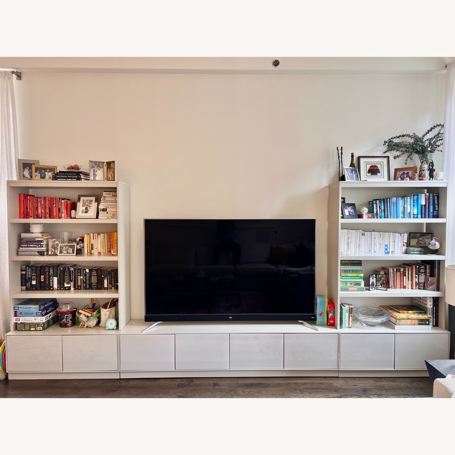 West Elm Emelia Media Console & Bookcase - image-1