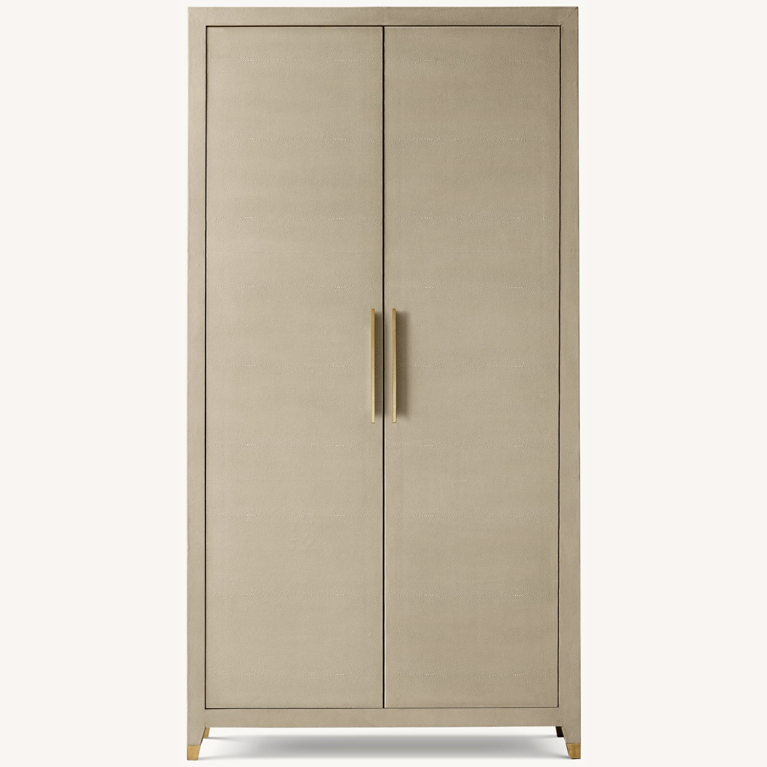Restoration Hardware Graydon Shagreen Cabinet - image-0