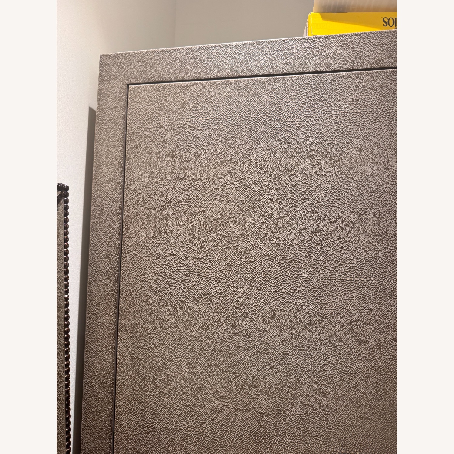 Restoration Hardware Graydon Shagreen Cabinet - image-3