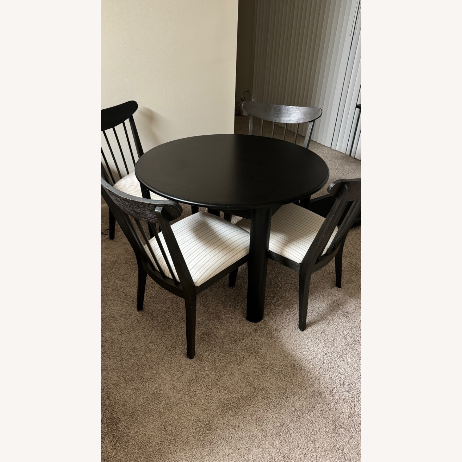 Black Table with Chairs - image-4