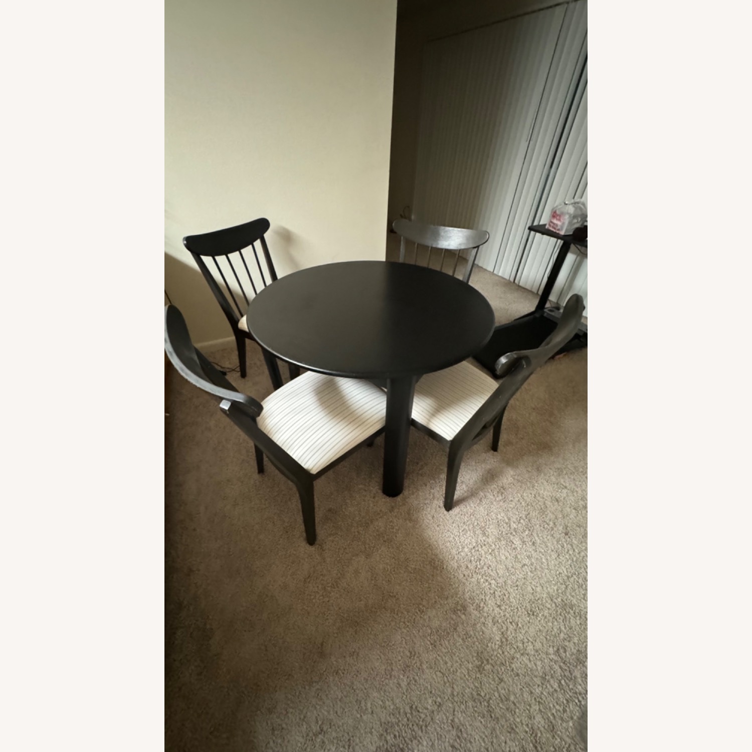 Black Table with Chairs - image-3