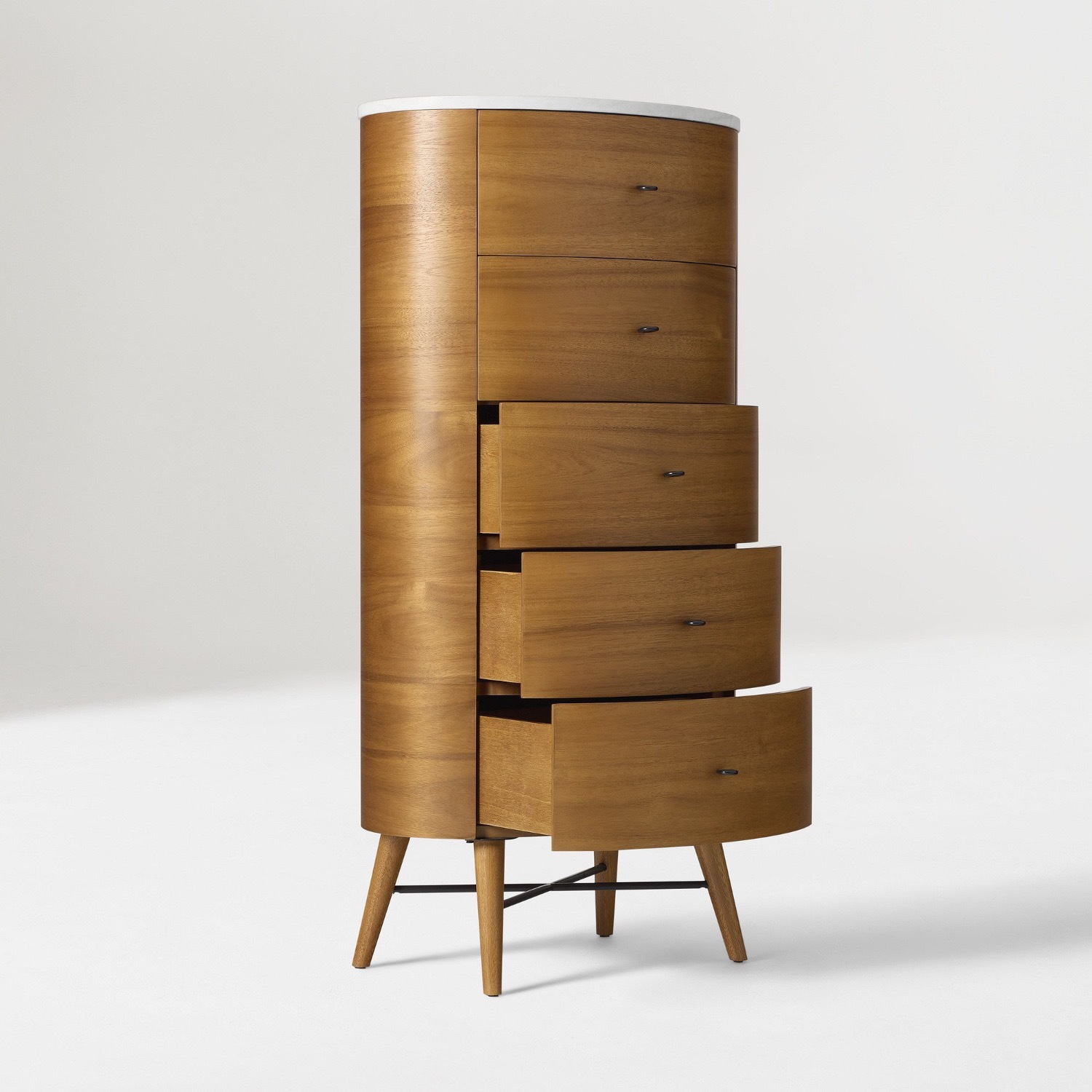 West Elm Penelope Narrow 5-Drawer Dresser (26") - image-4