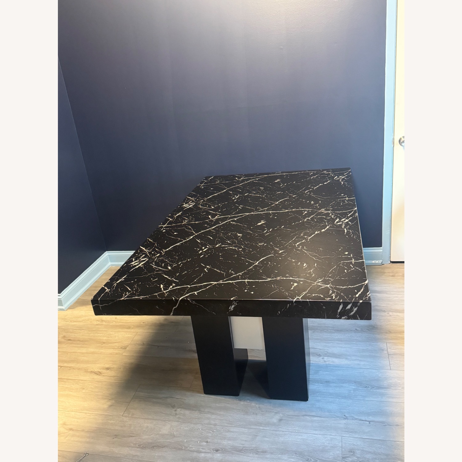 Raymour & Flanigan Marble Table - image-1