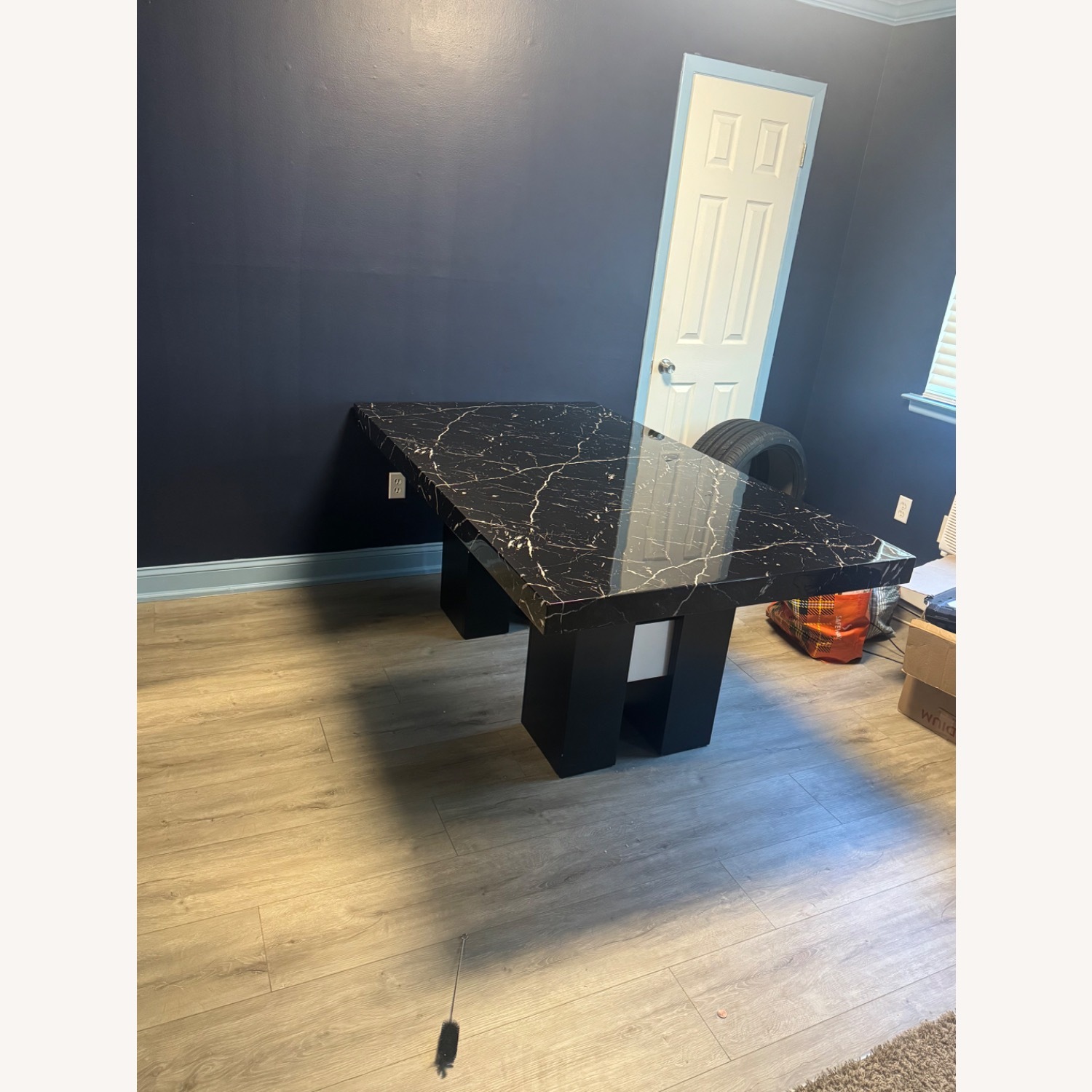 Raymour & Flanigan Marble Table - image-4