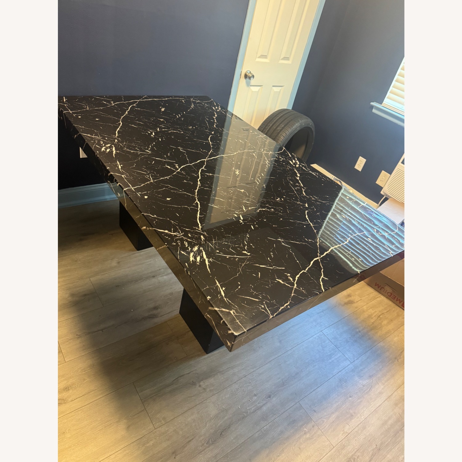 Raymour & Flanigan Marble Table - image-5