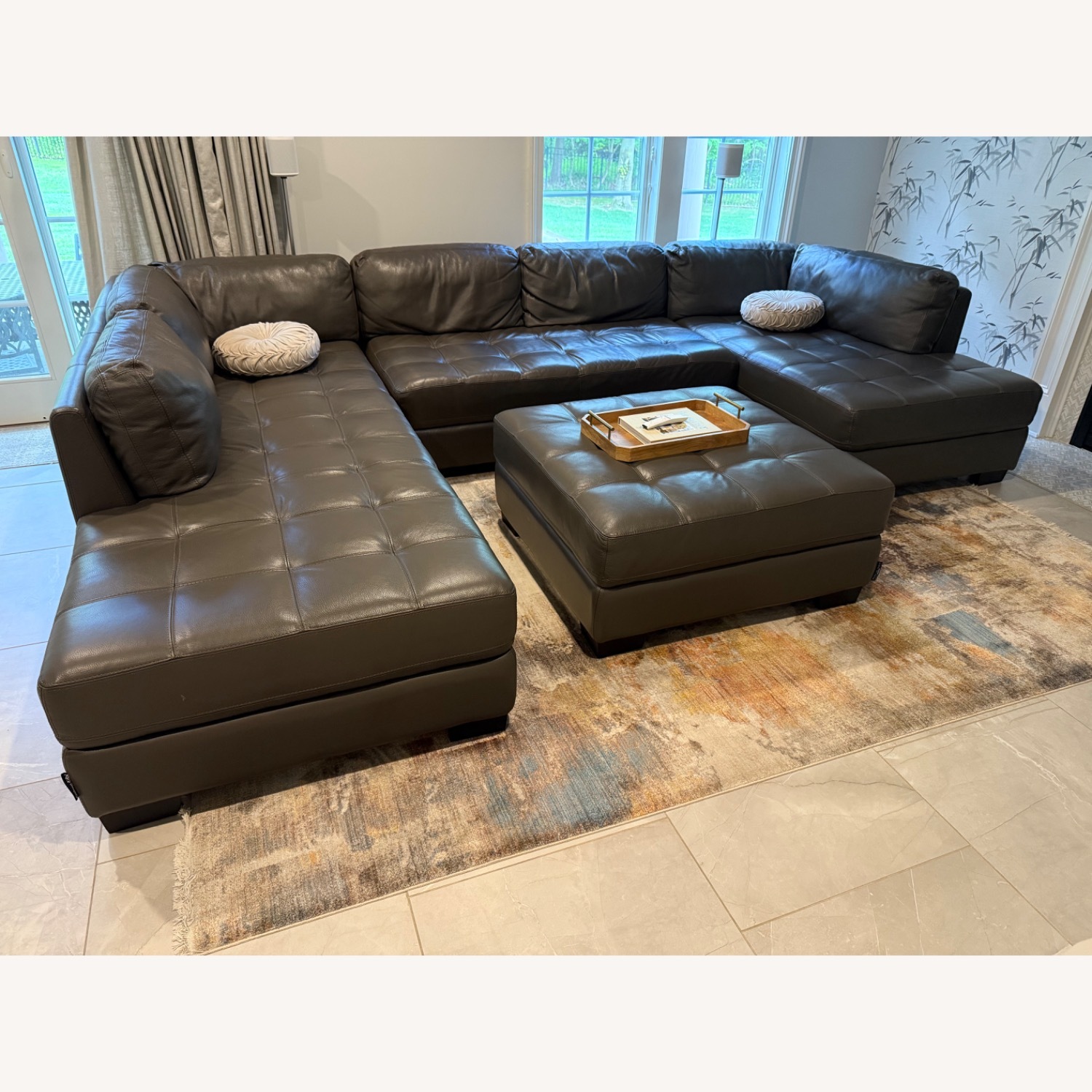 Chateau d'Ax Sectional Sofa with Ottoman - image-2
