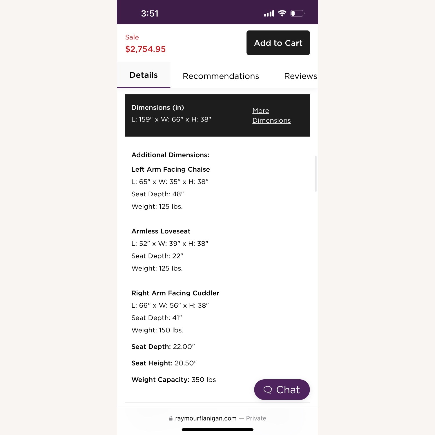 Raymour & Flanigan Foresthill Sectional - image-2