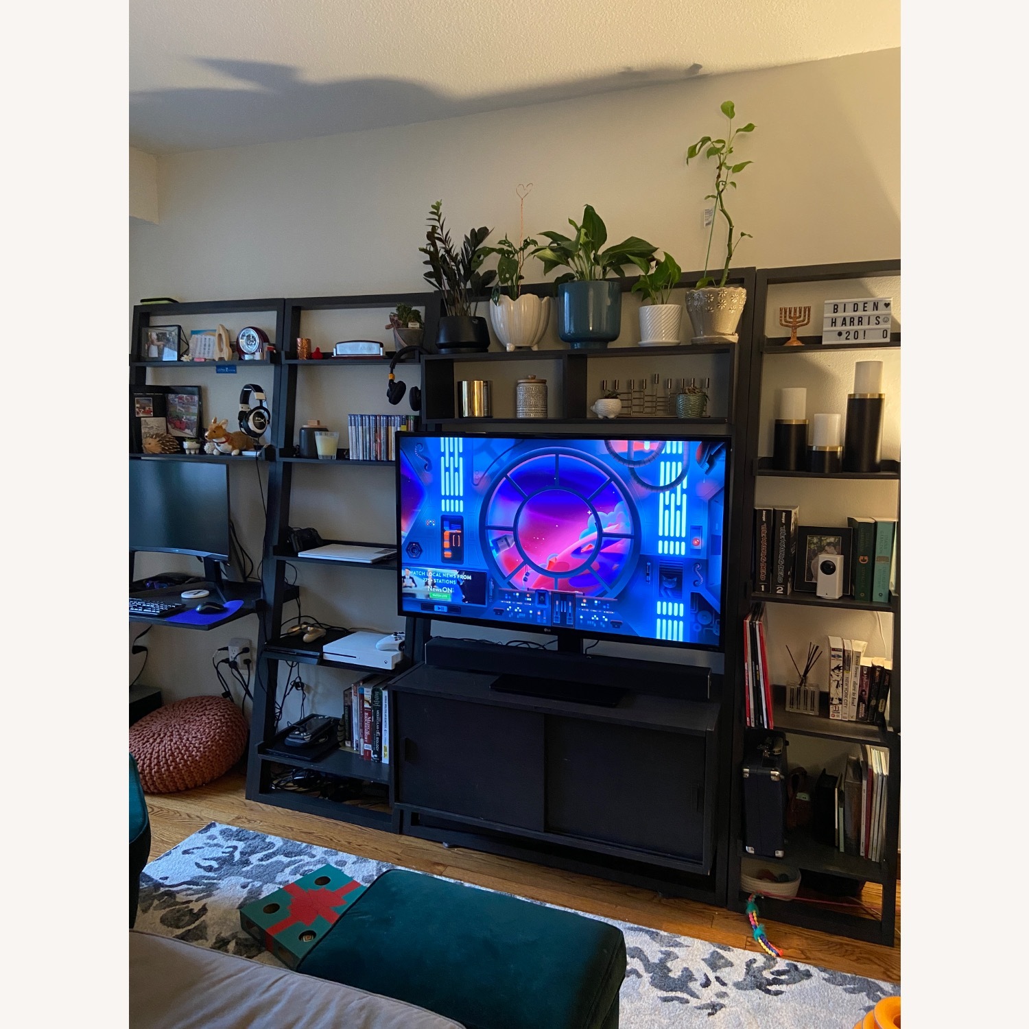 Crate & Barrel Sloane Leaning Bookshelf - image-5