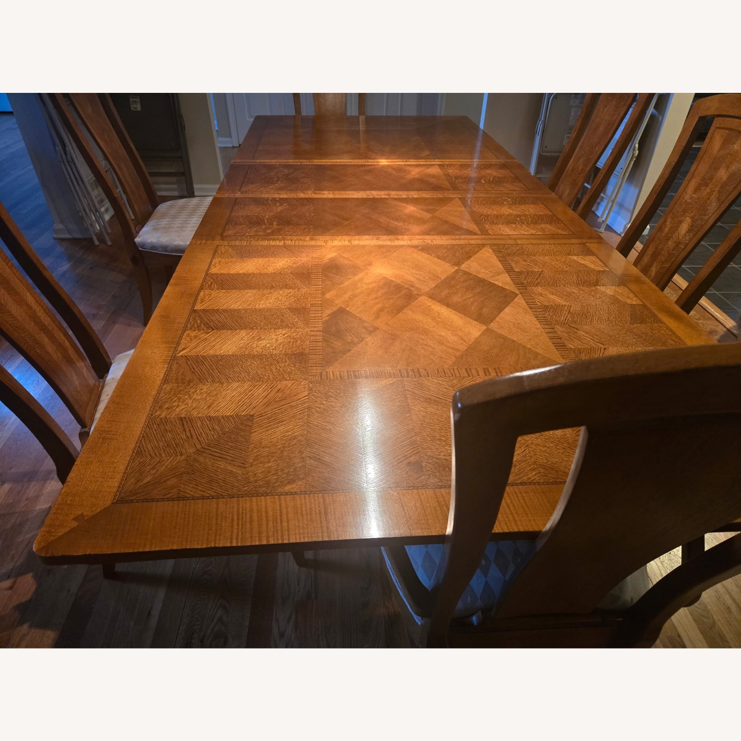 Dining Room Set - Expandable Table, 6 Chairs - image-5