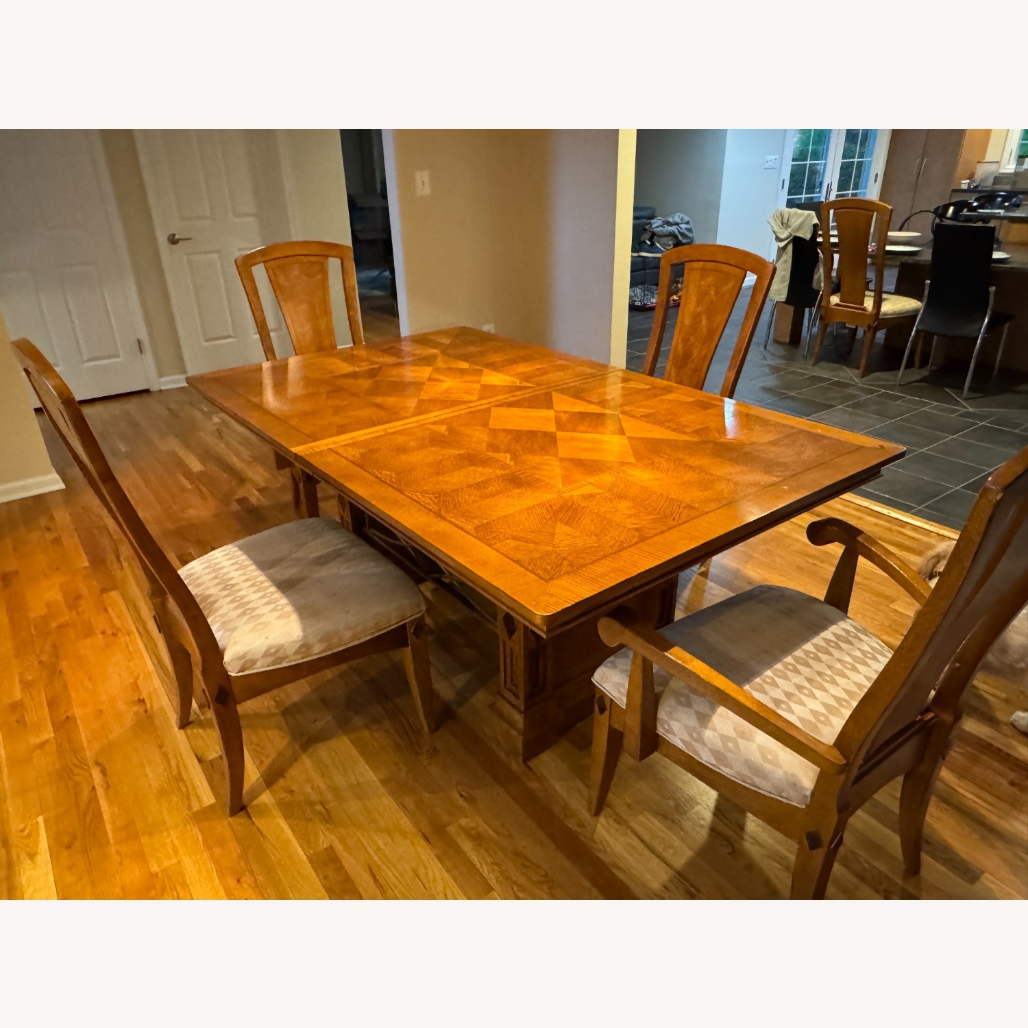 Dining Room Set - Expandable Table, 6 Chairs - image-9