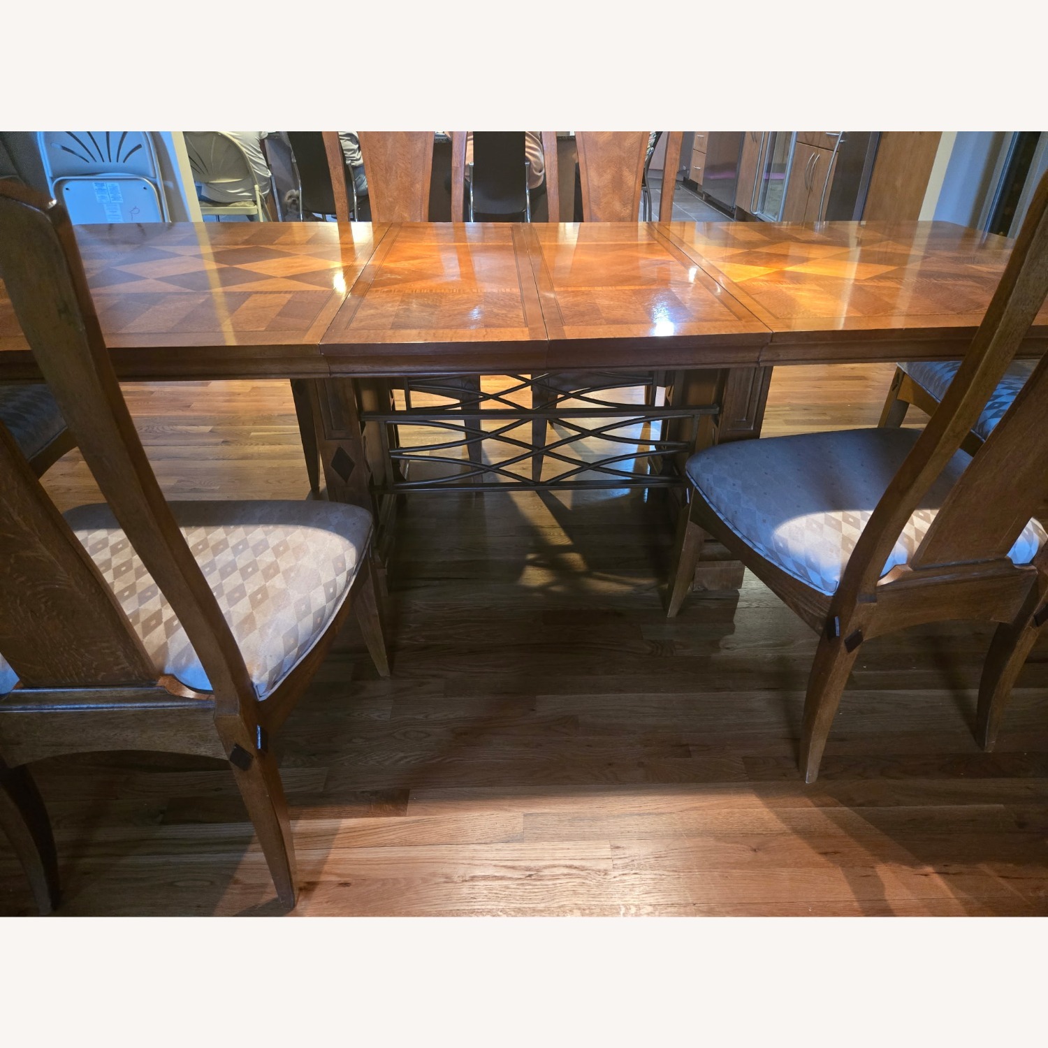 Dining Room Set - Expandable Table, 6 Chairs - image-6