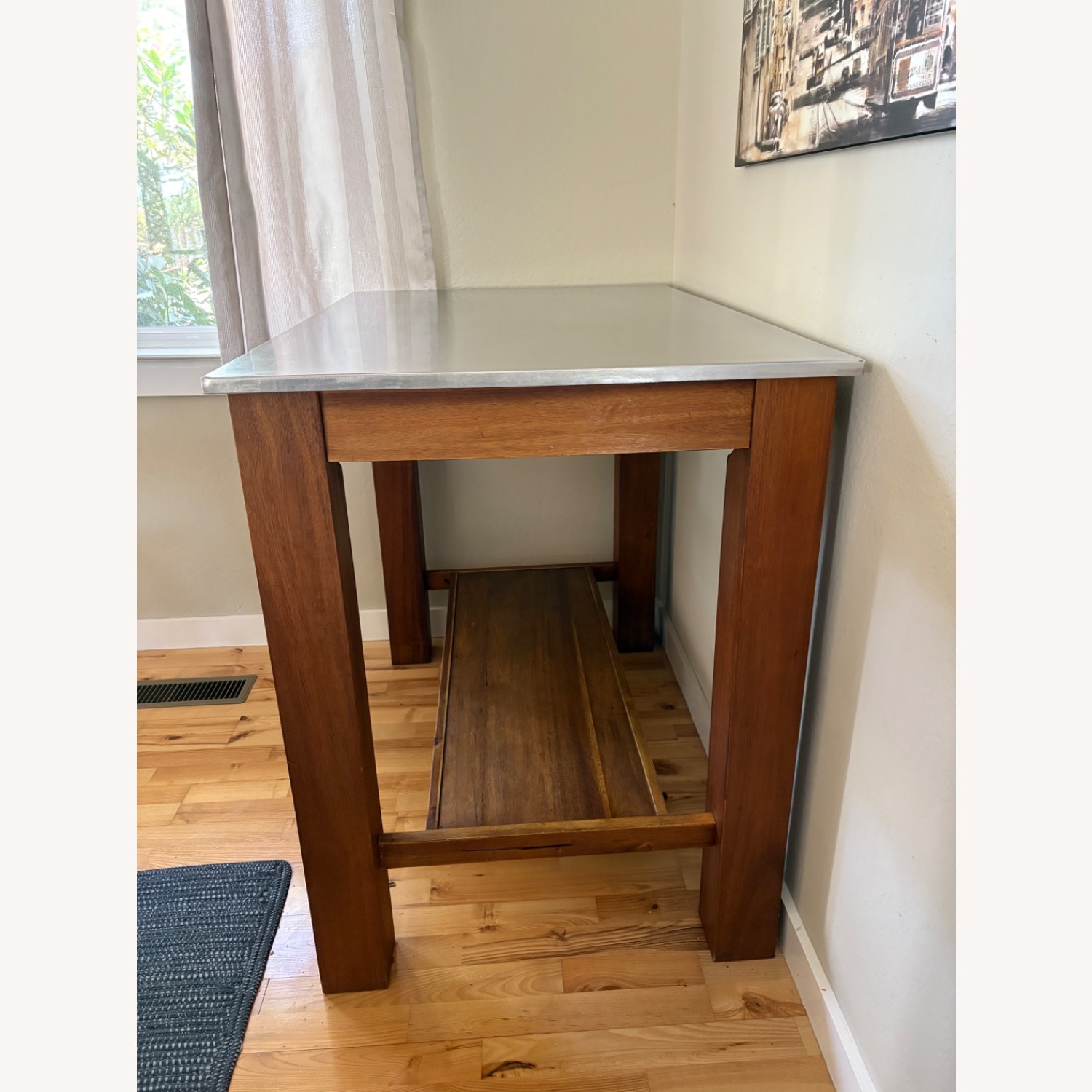 West Elm Rustic Kitchen Island - image-2