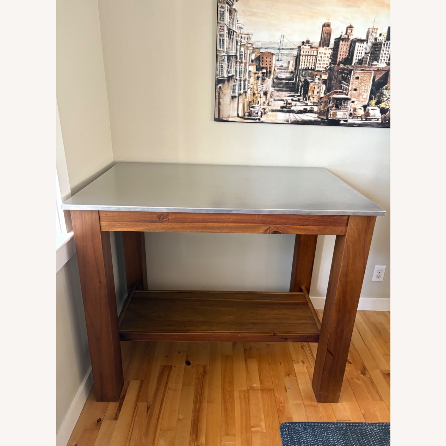 West Elm Rustic Kitchen Island - image-1