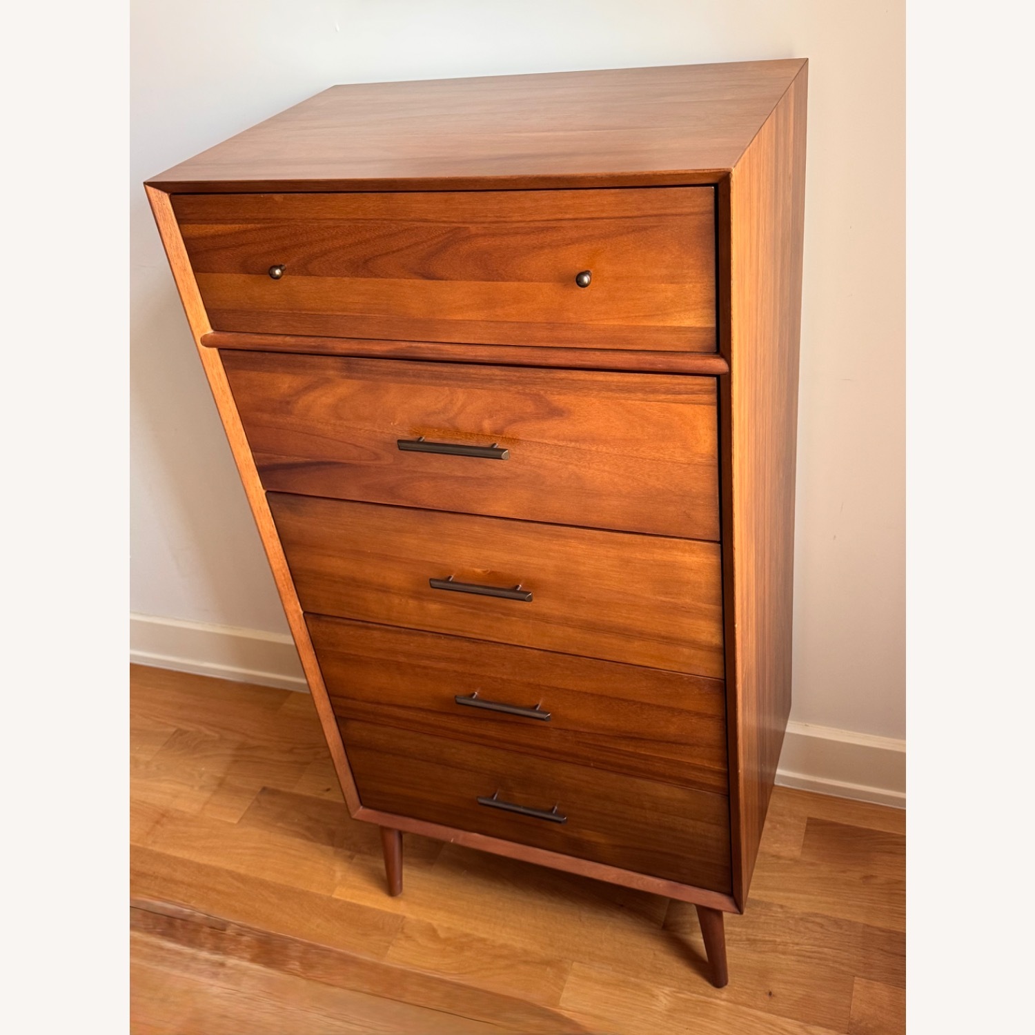 West Elm Mid-Century Tall Dresser Acorn - image-2