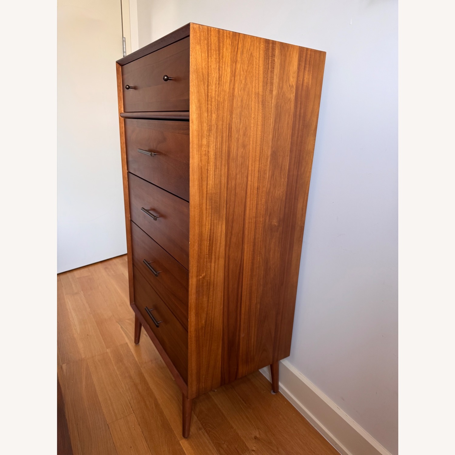 West Elm Mid-Century Tall Dresser Acorn - image-3