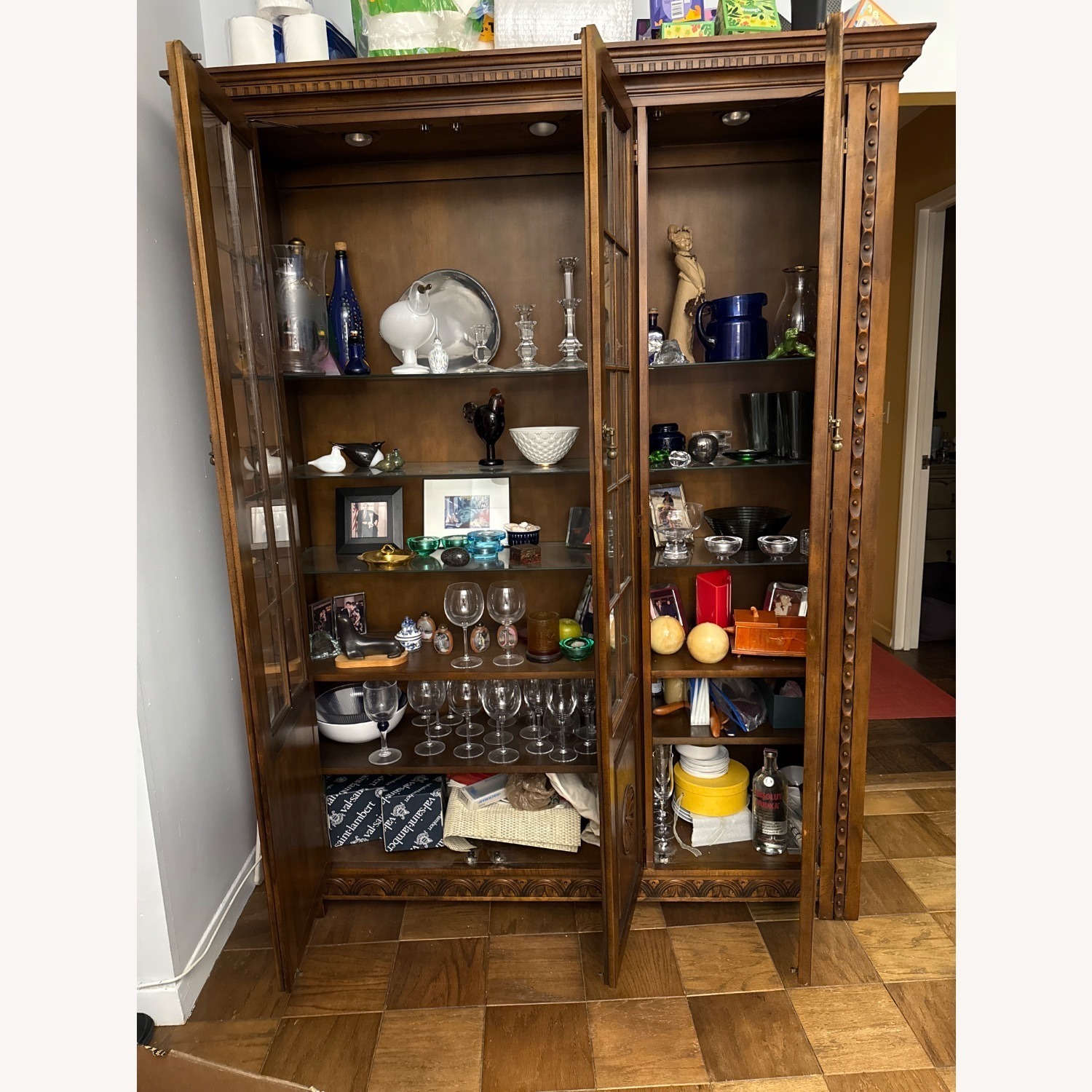 Brown Wall Unit - image-3