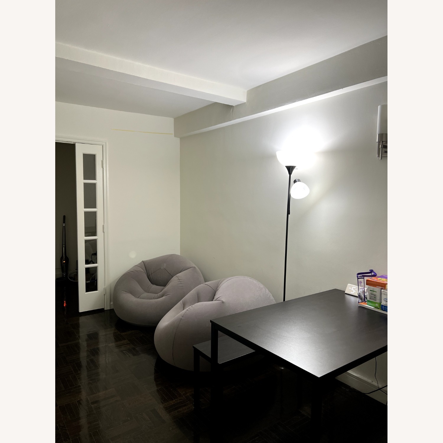 Dark Wooden Dining Table Set - image-2