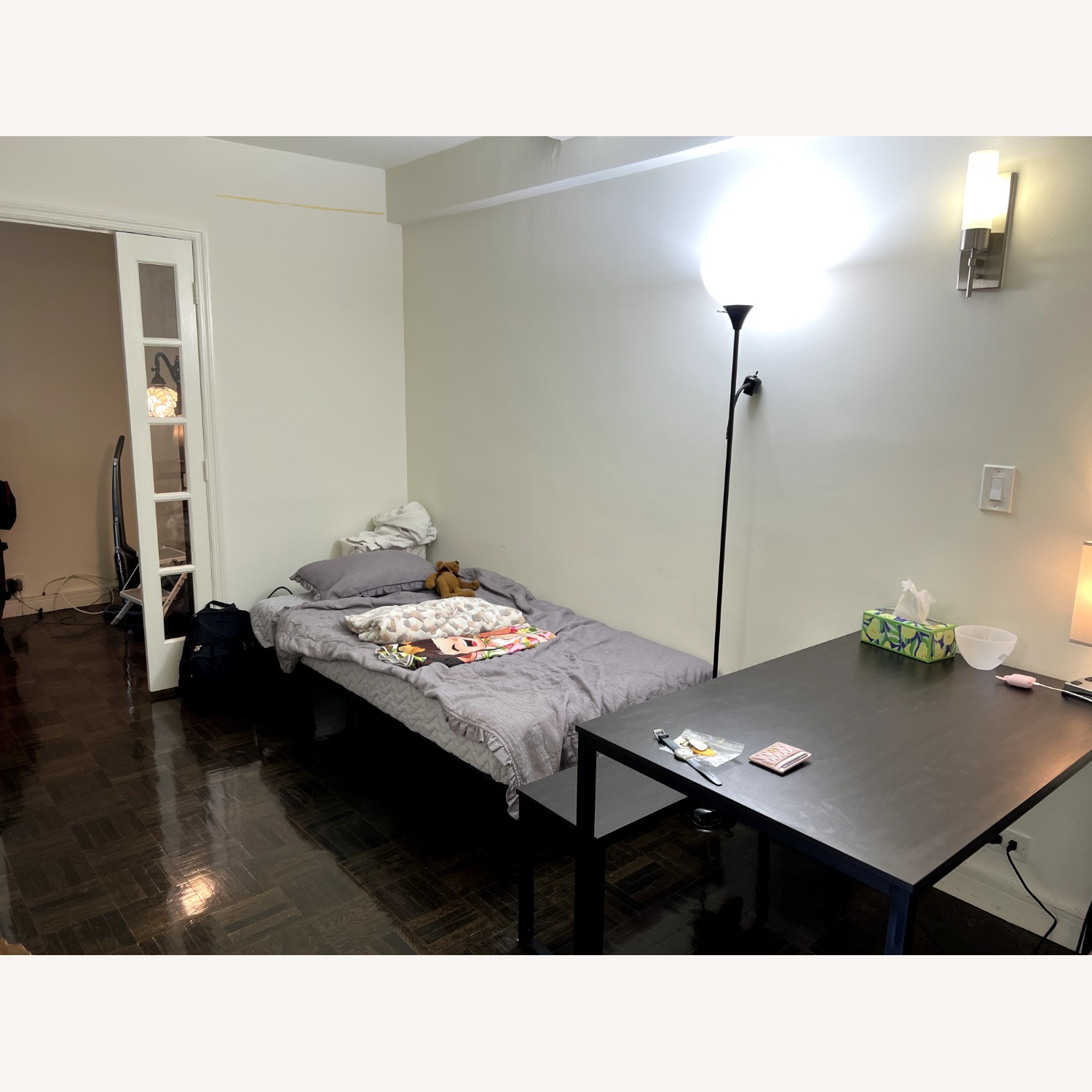 Dark Wooden Dining Table Set - image-3