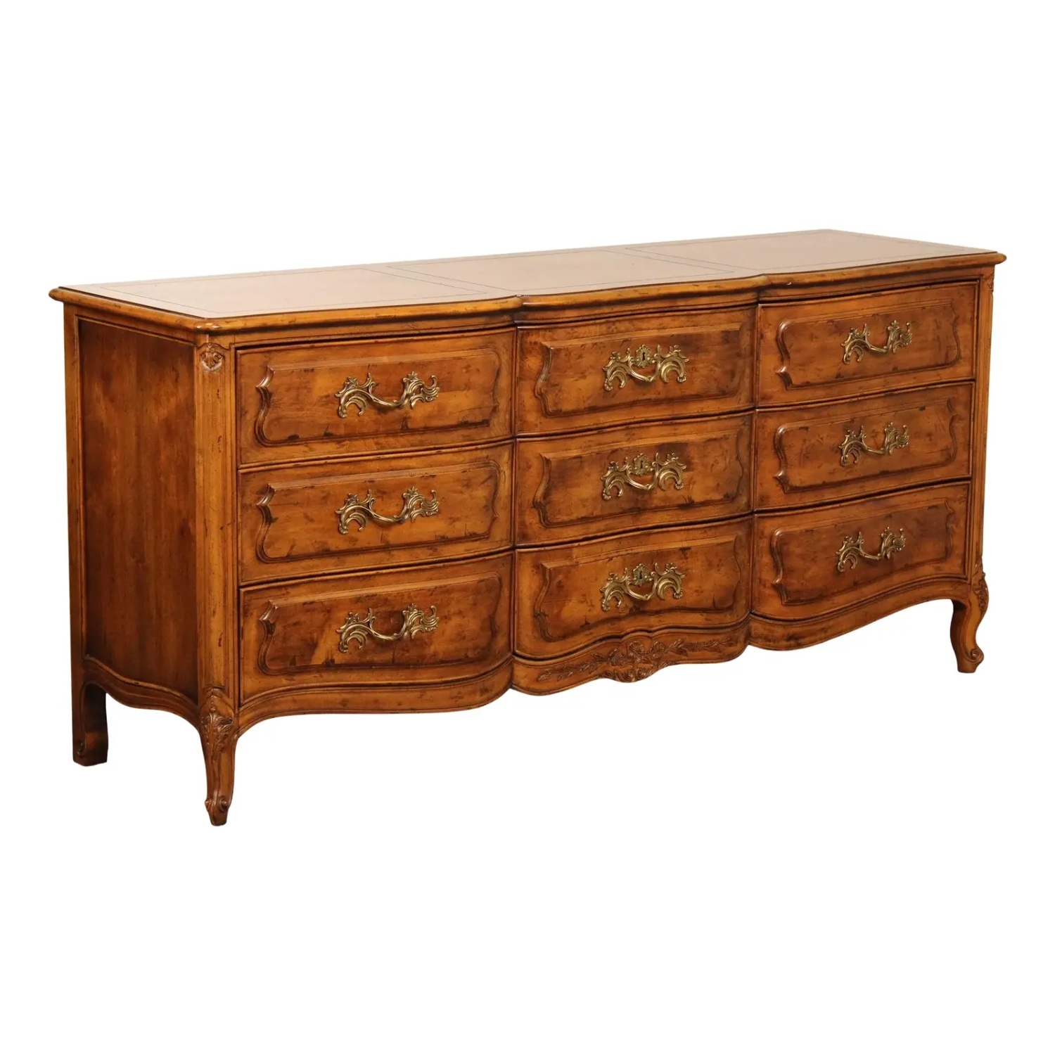 Vintage Henredon Dresser W mirror - image-6