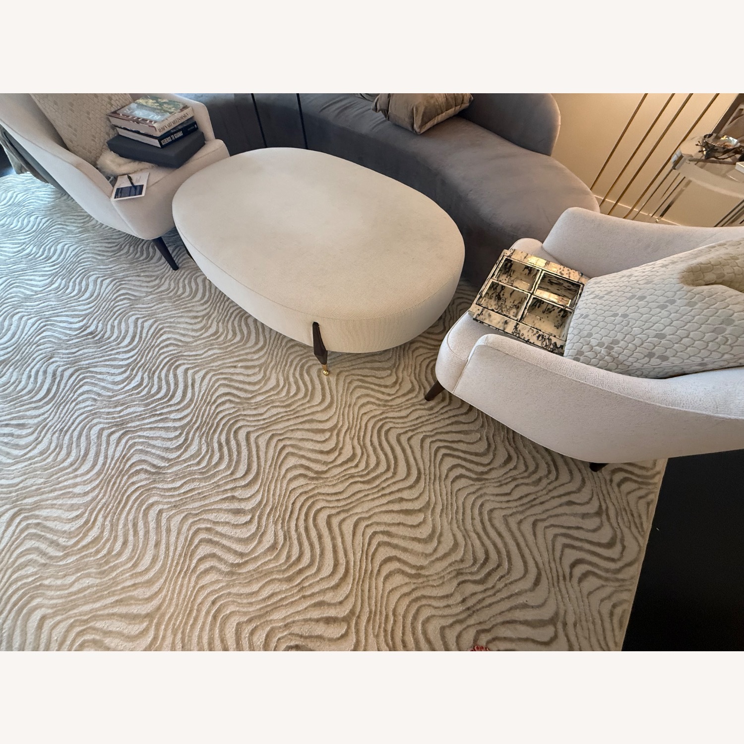 Custom Made Table- Outdoor Fabric - image-2