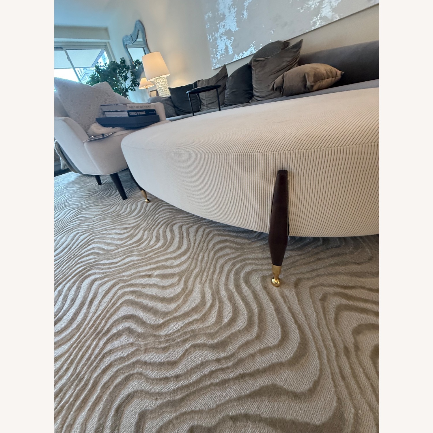 Custom Made Table- Outdoor Fabric - image-3