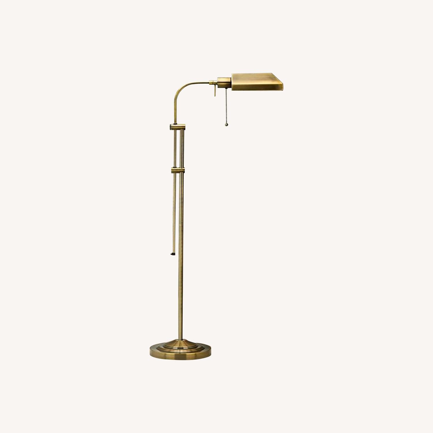 Cal Lighting Brushed Metal Pharmacy Lamp - image-0