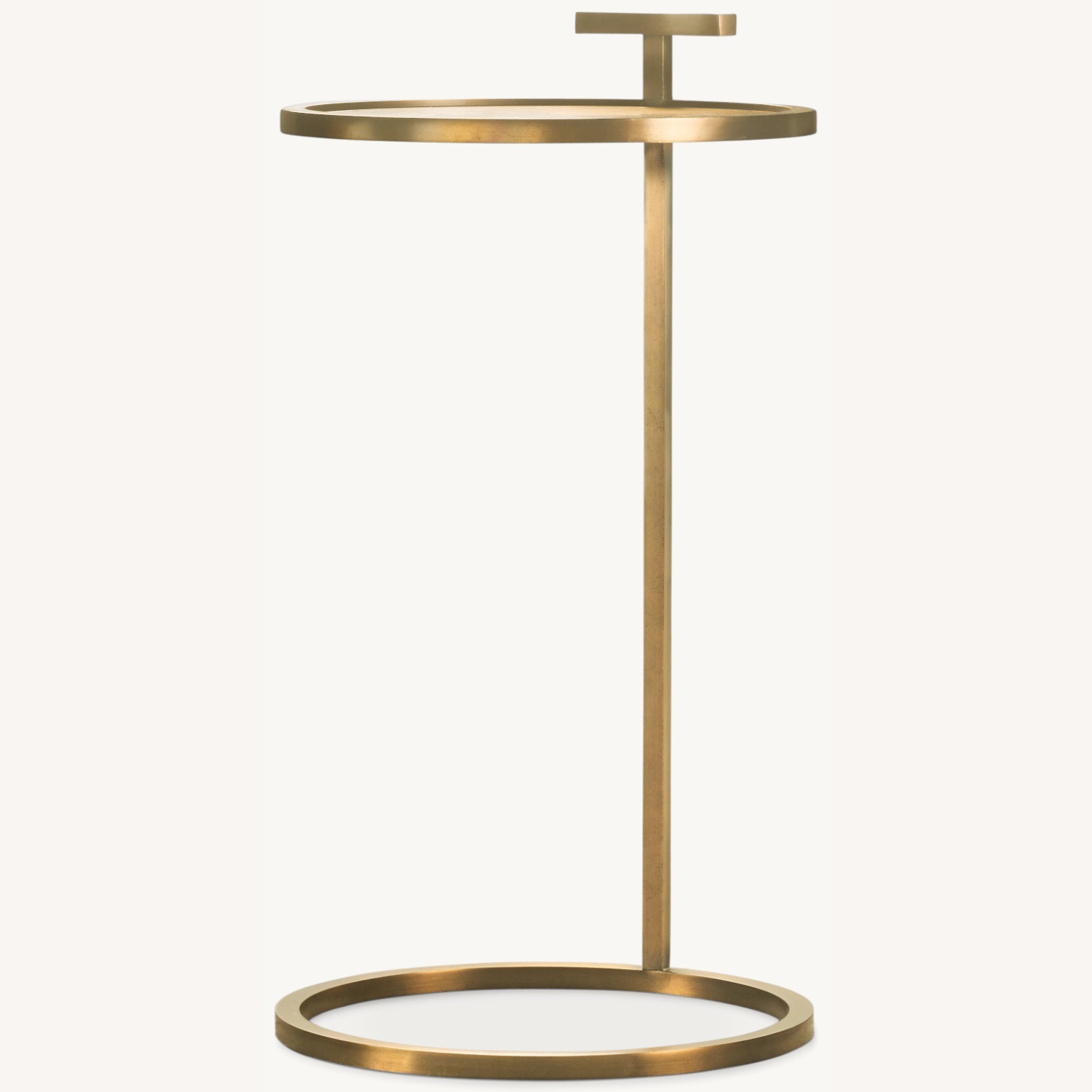 Restoration Hardware 1930s Martini Round Drink Table - image-4