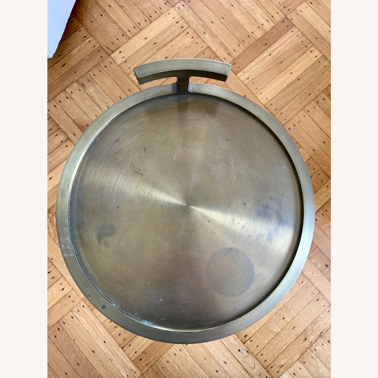 Restoration Hardware 1930s Martini Round Drink Table - image-3