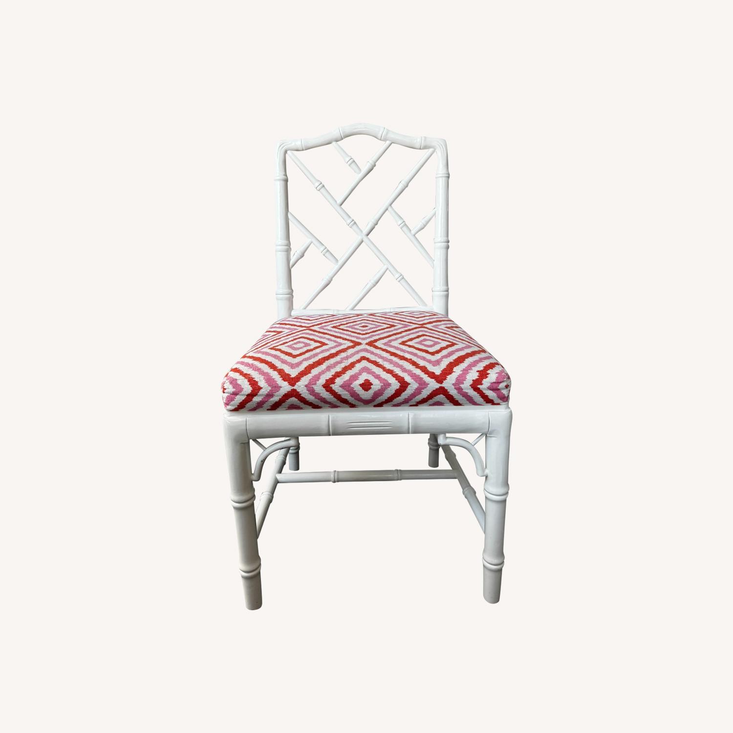 Jonathan Adler Chippendale Faux Bamboo Chairs - image-0