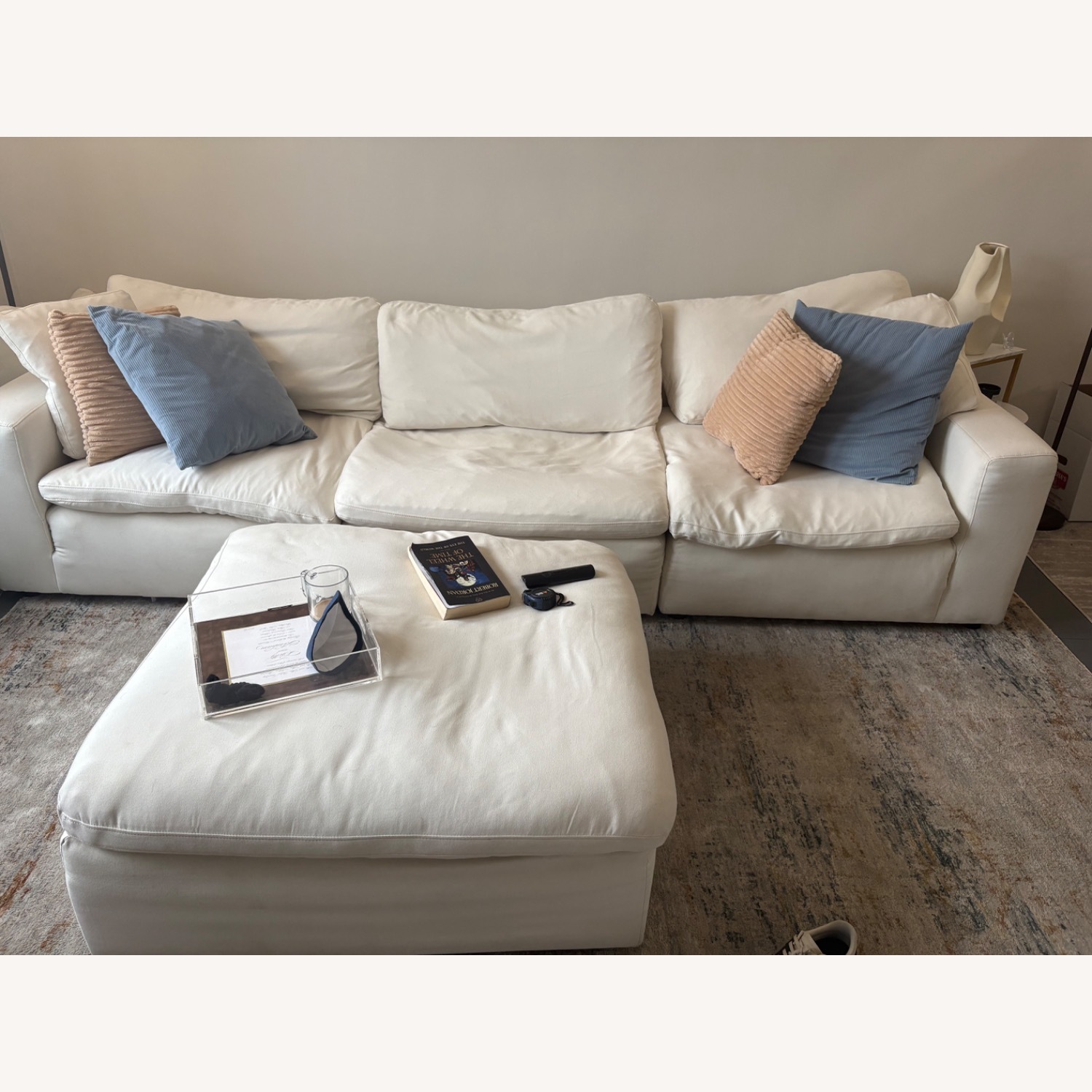 Restoration Hardware Cloud Modular 3-Piece Sofa - image-1