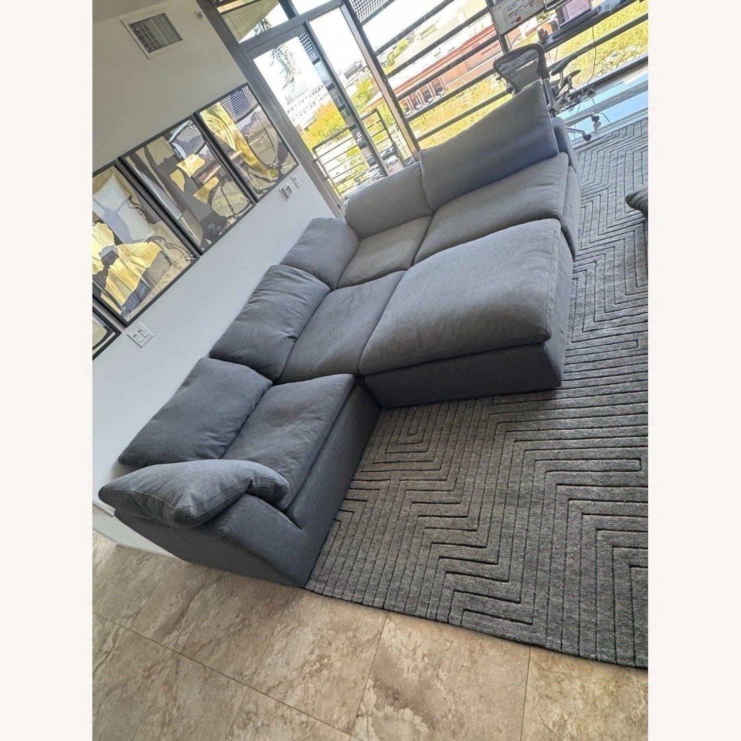Restoration Hardware Luxe Modular Cloud Couch - image-0