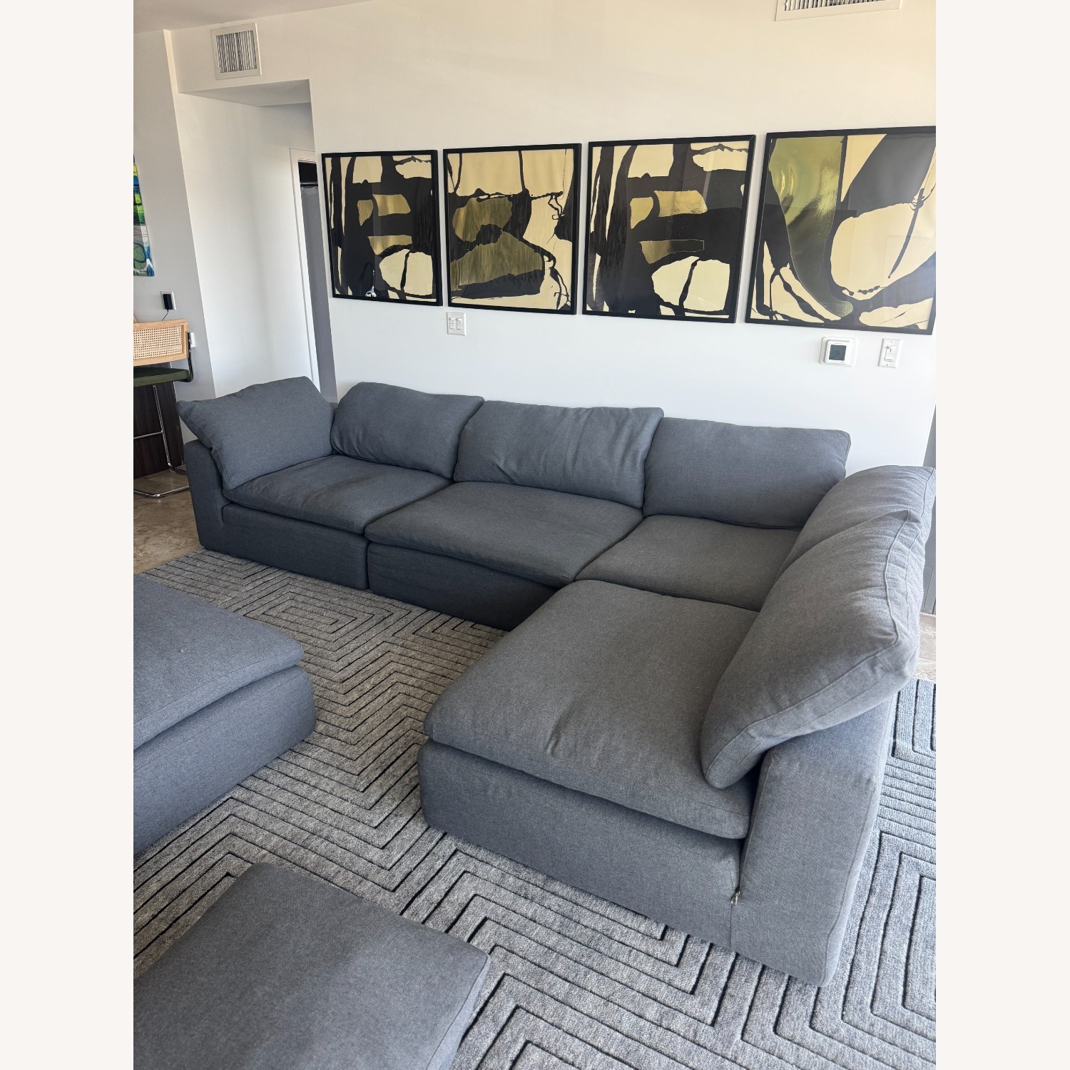 Restoration Hardware Luxe Modular Cloud Couch - image-1