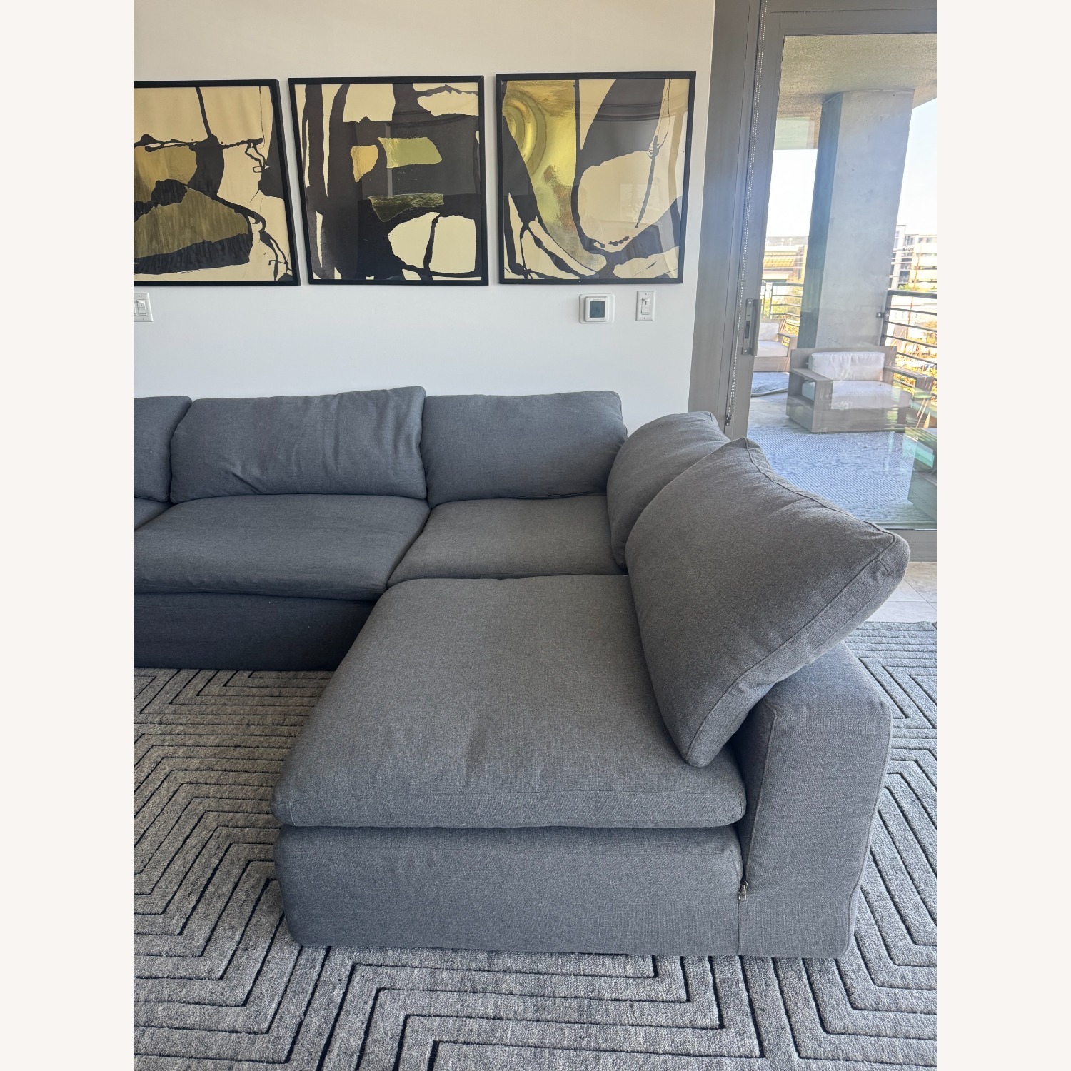 Restoration Hardware Luxe Modular Cloud Couch - image-2
