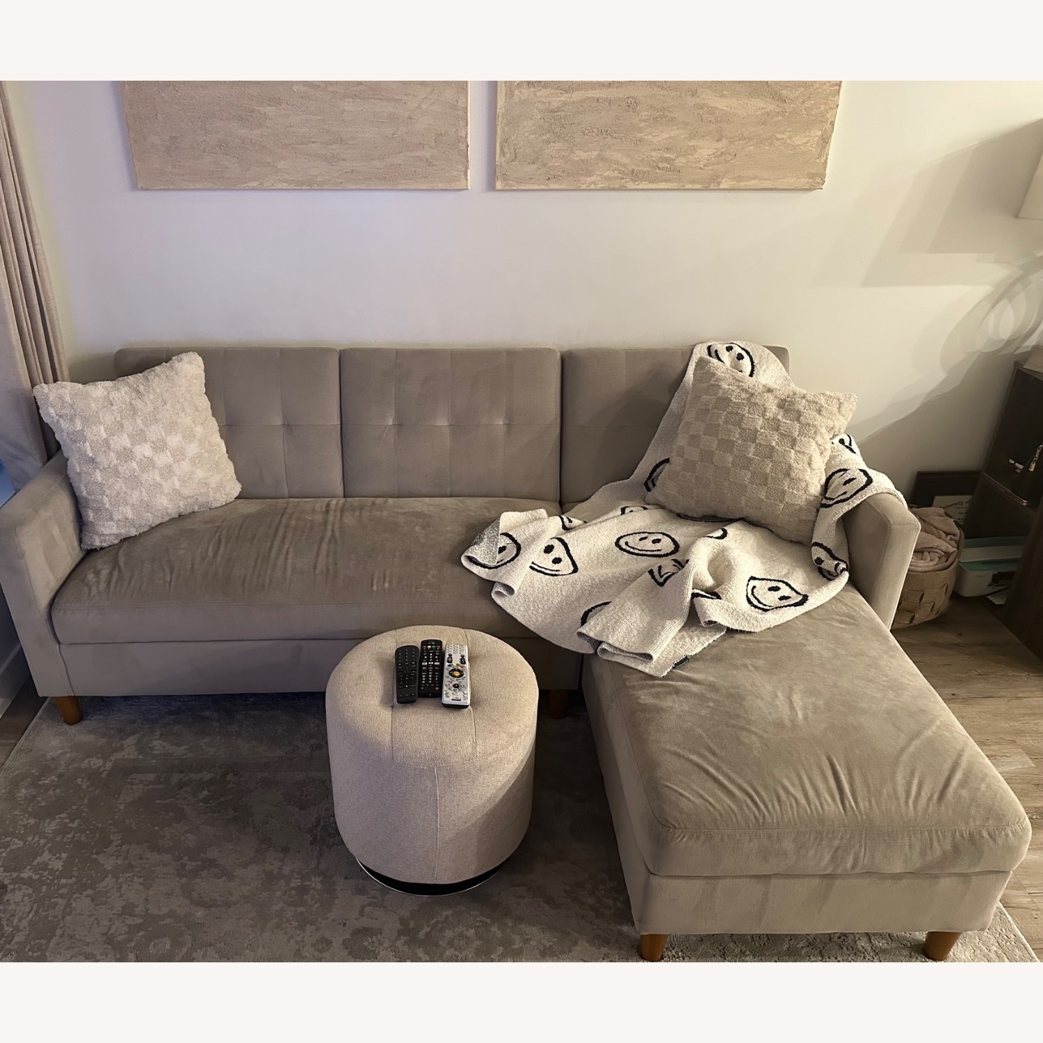 Wayfair Beige Colored Sofa - image-1