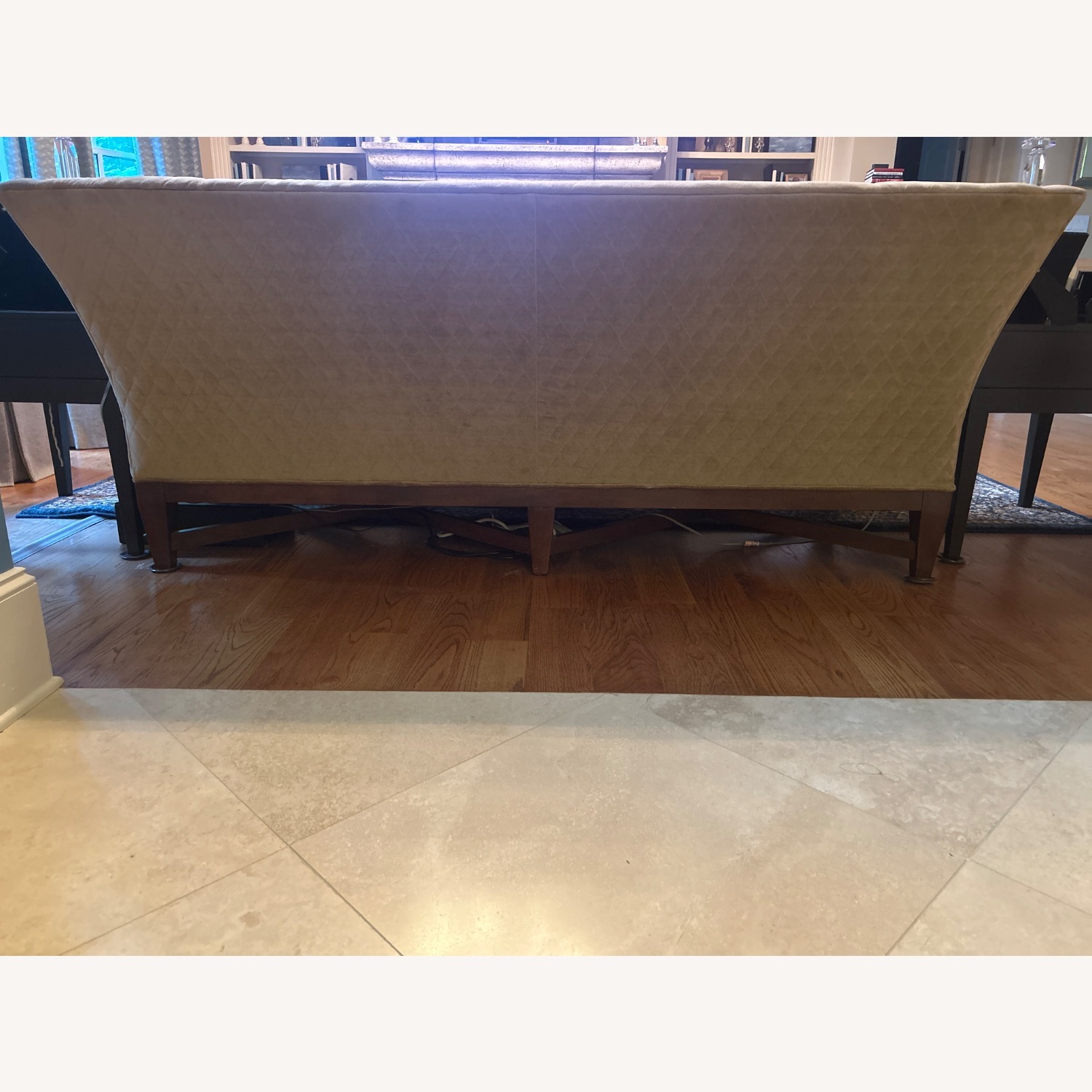 Paul Robert Camel Fluted Chesterfield Sofa - image-5