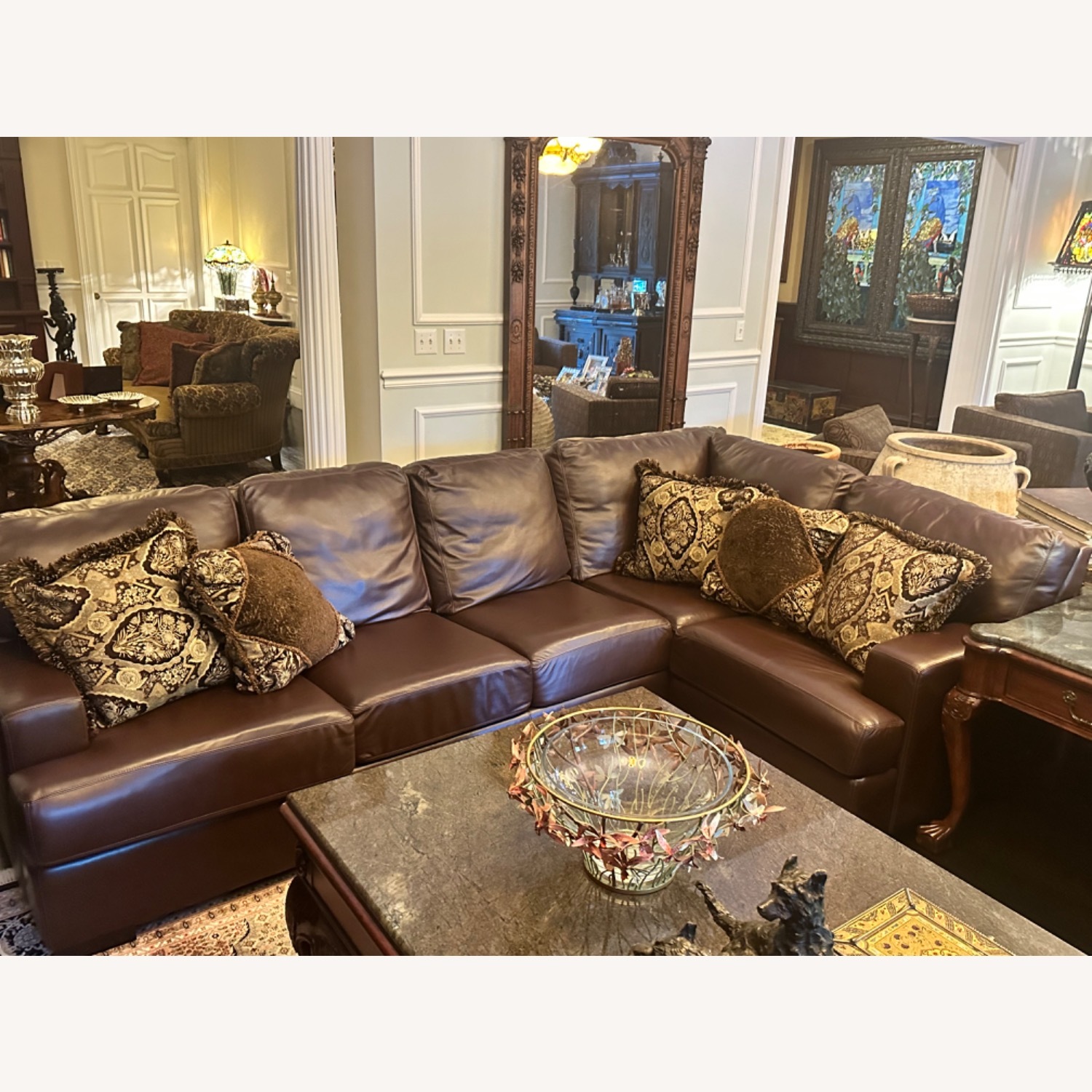 American Leather Sectional Sofa - image-1
