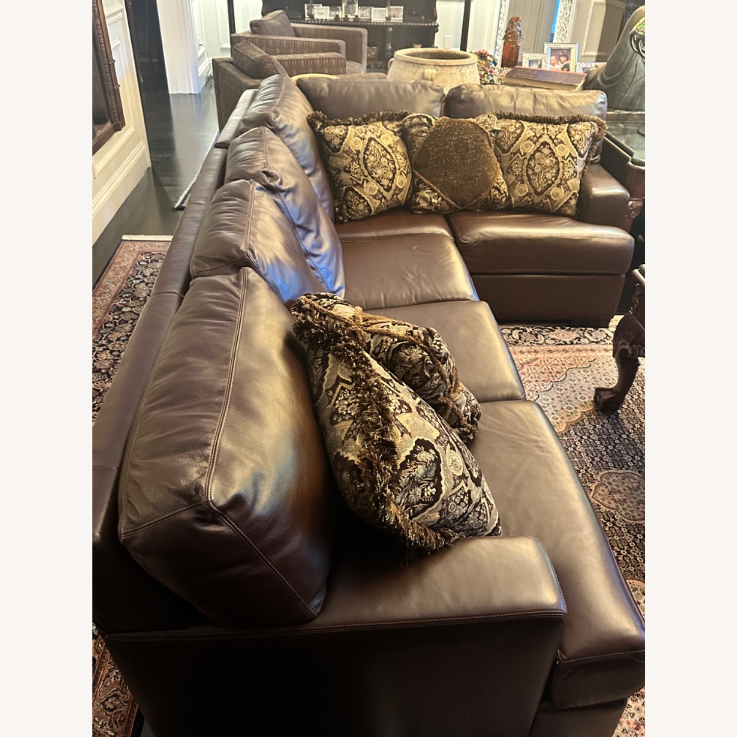 American Leather Sectional Sofa - image-2