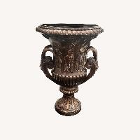 Pair Large Iron Planters