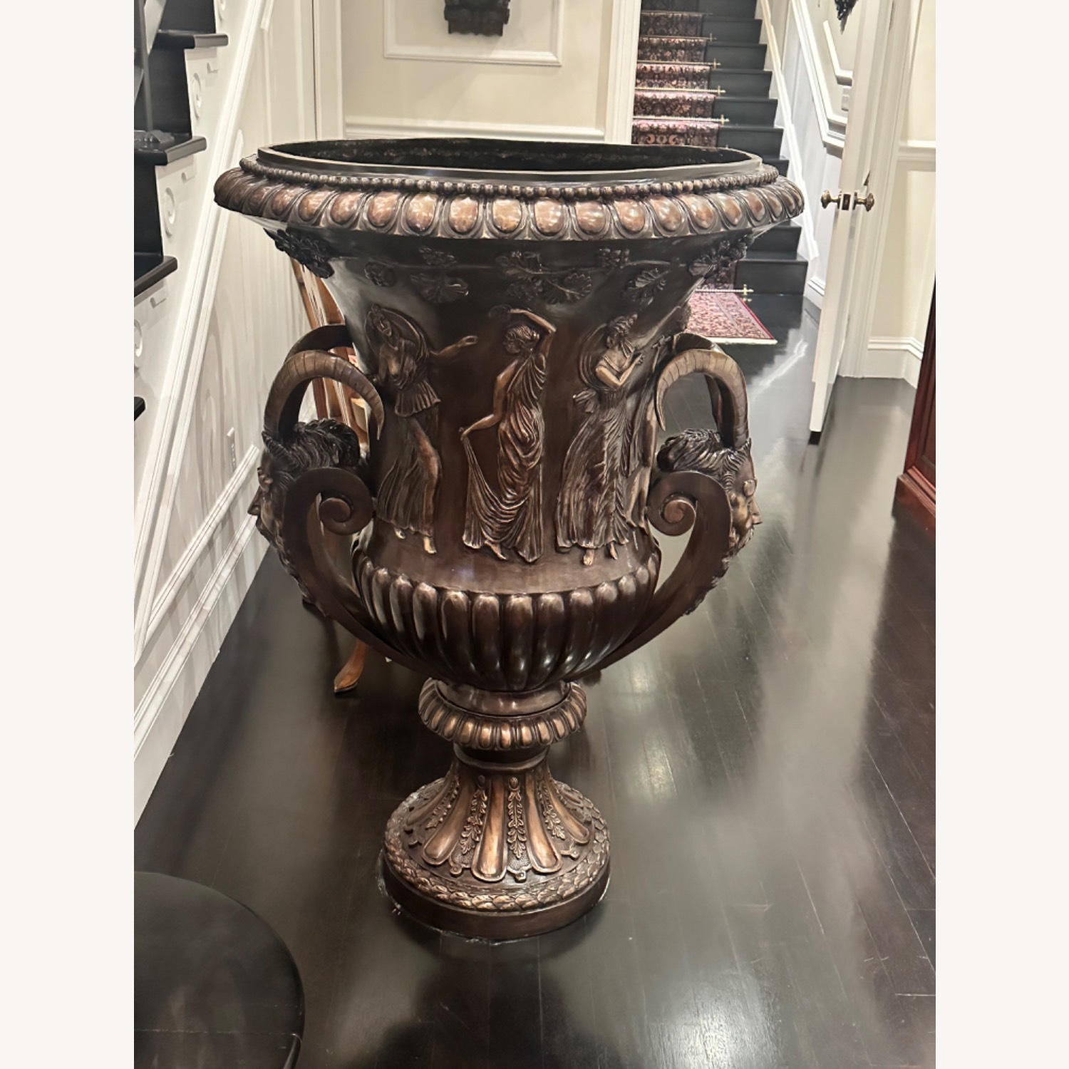 Pair Large Iron Planters - image-3